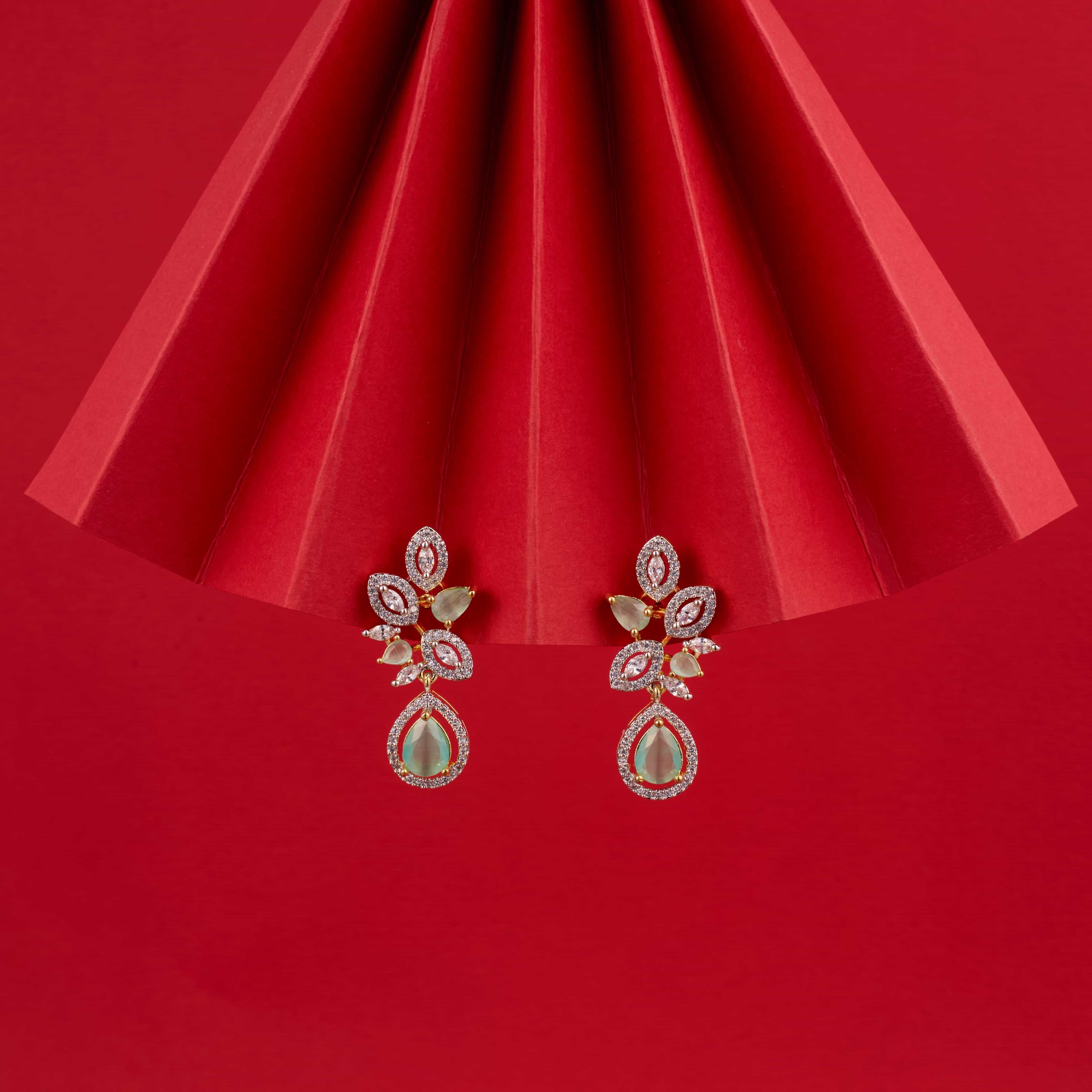 Bouquet of Radiance Turquoise Drop Earrings