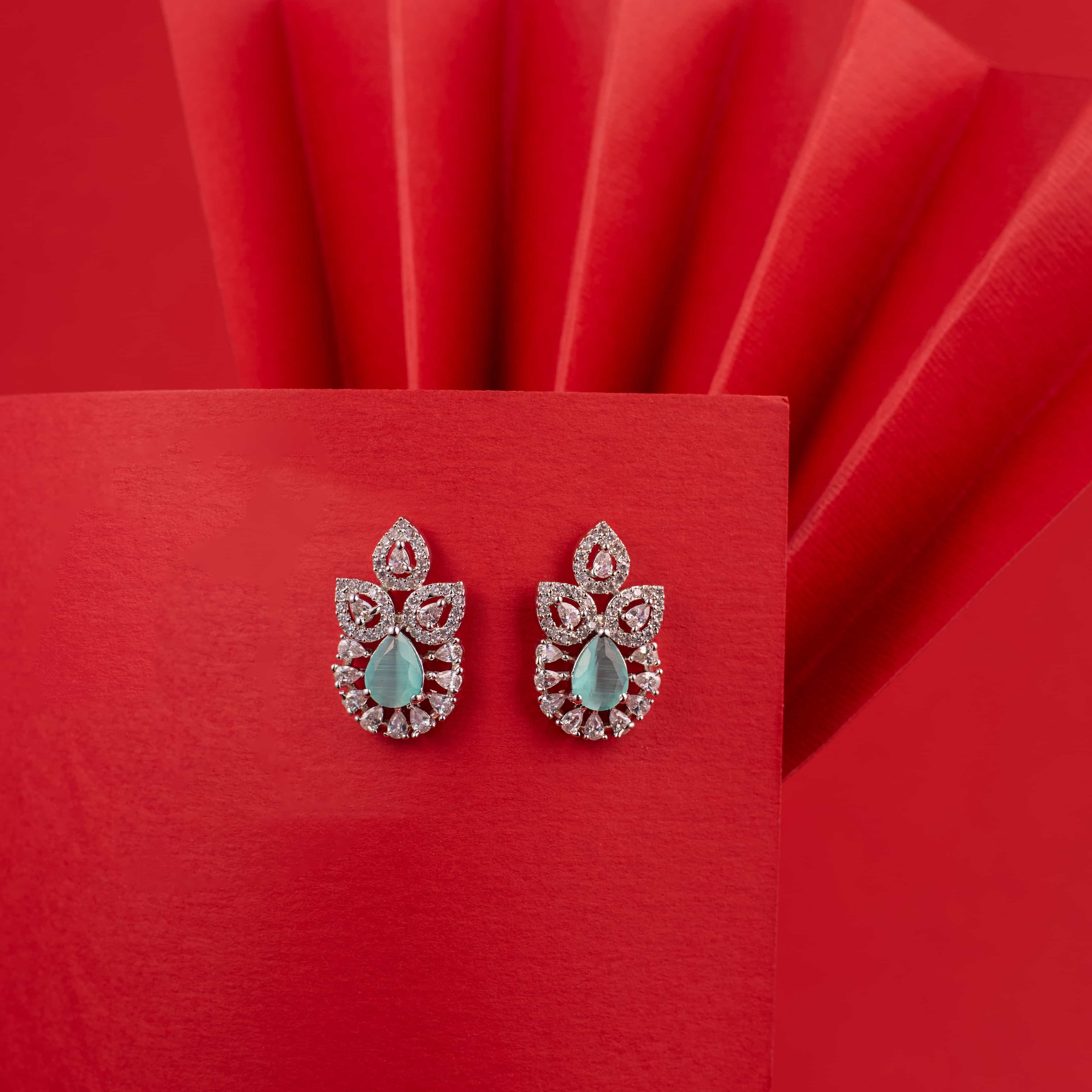 Blue Elara Spark Earrings