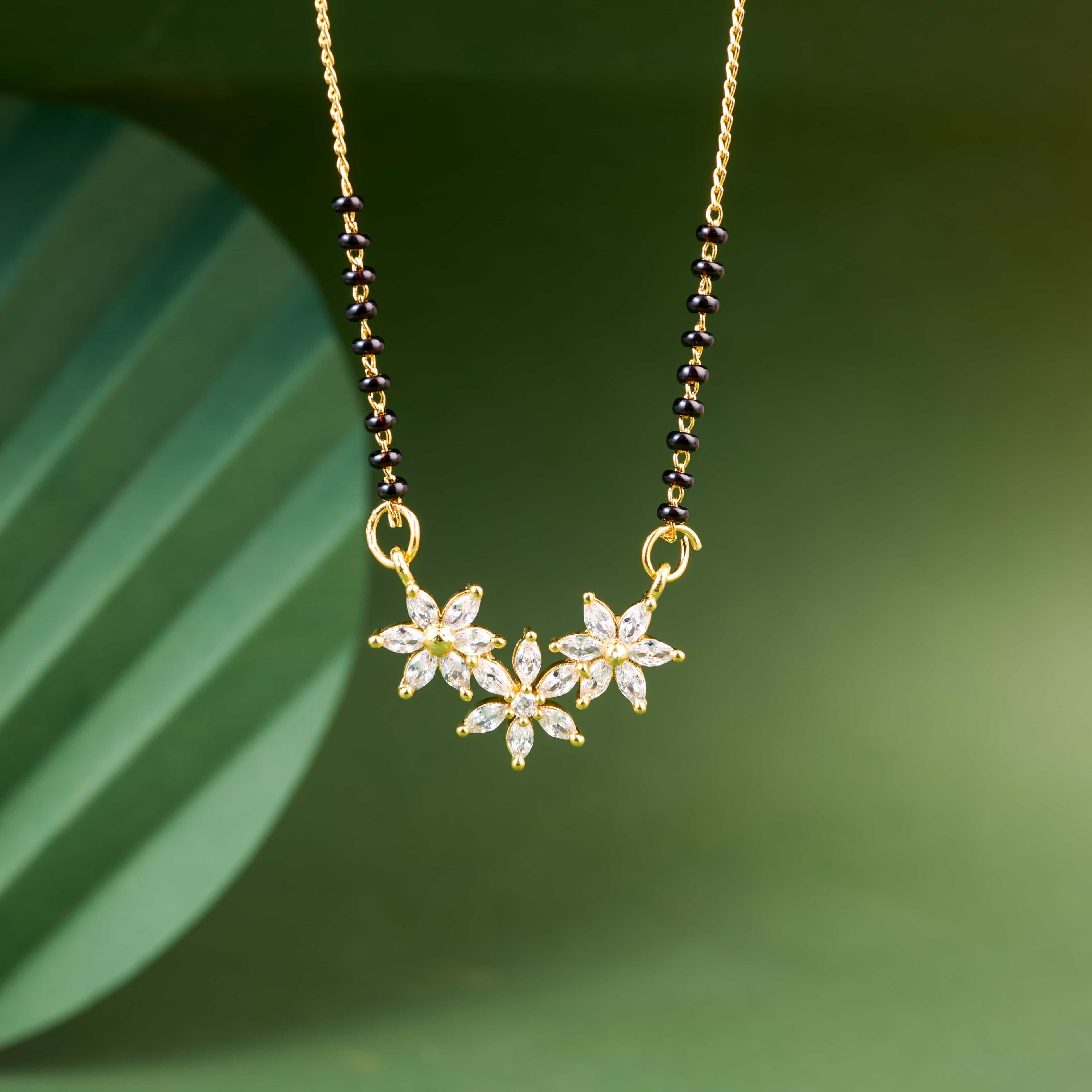 Nimoraa Triple Star Firecracker Mangalsutra