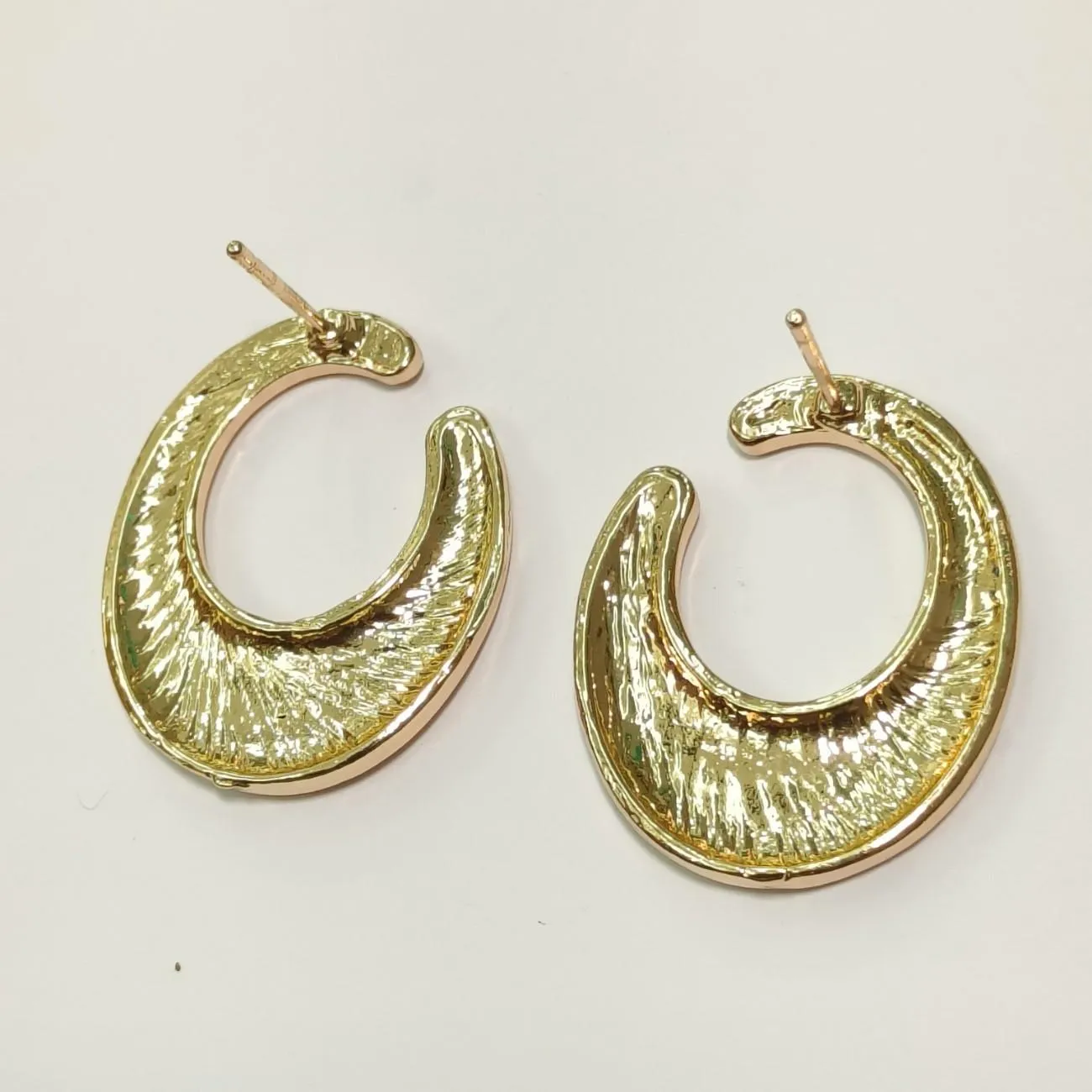 Golden Tide Statement Hoops