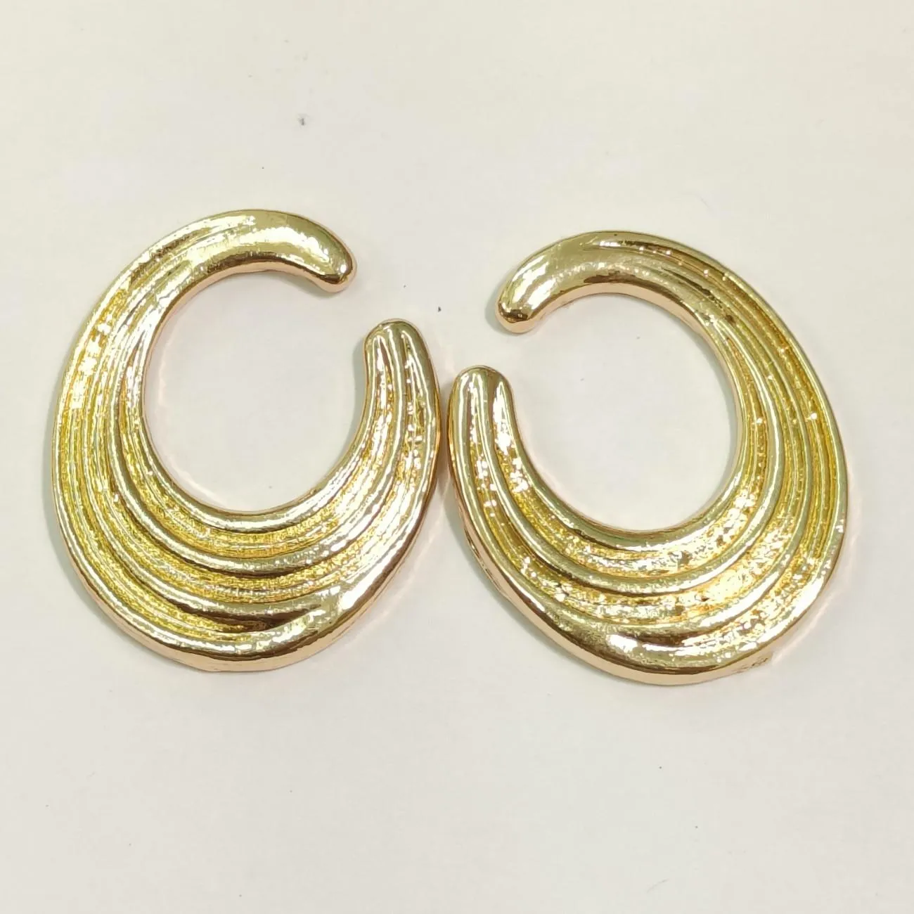 Golden Tide Statement Hoops