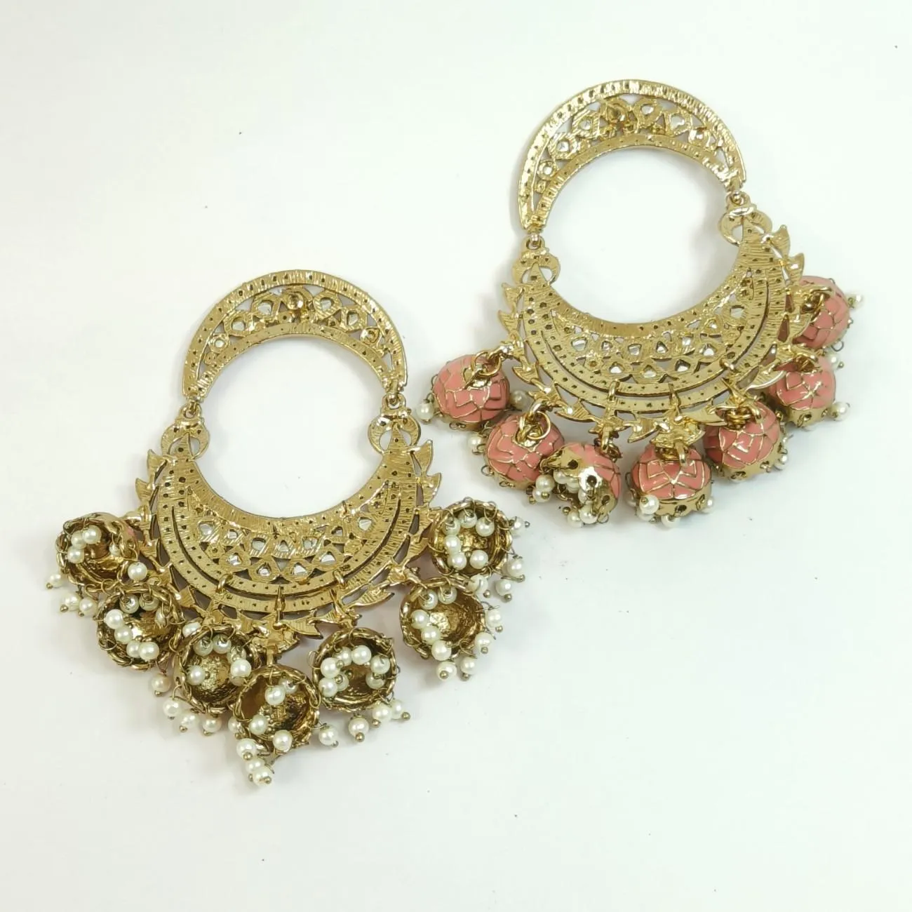 Nimoraa Gulposh Jhumki Chandbalis