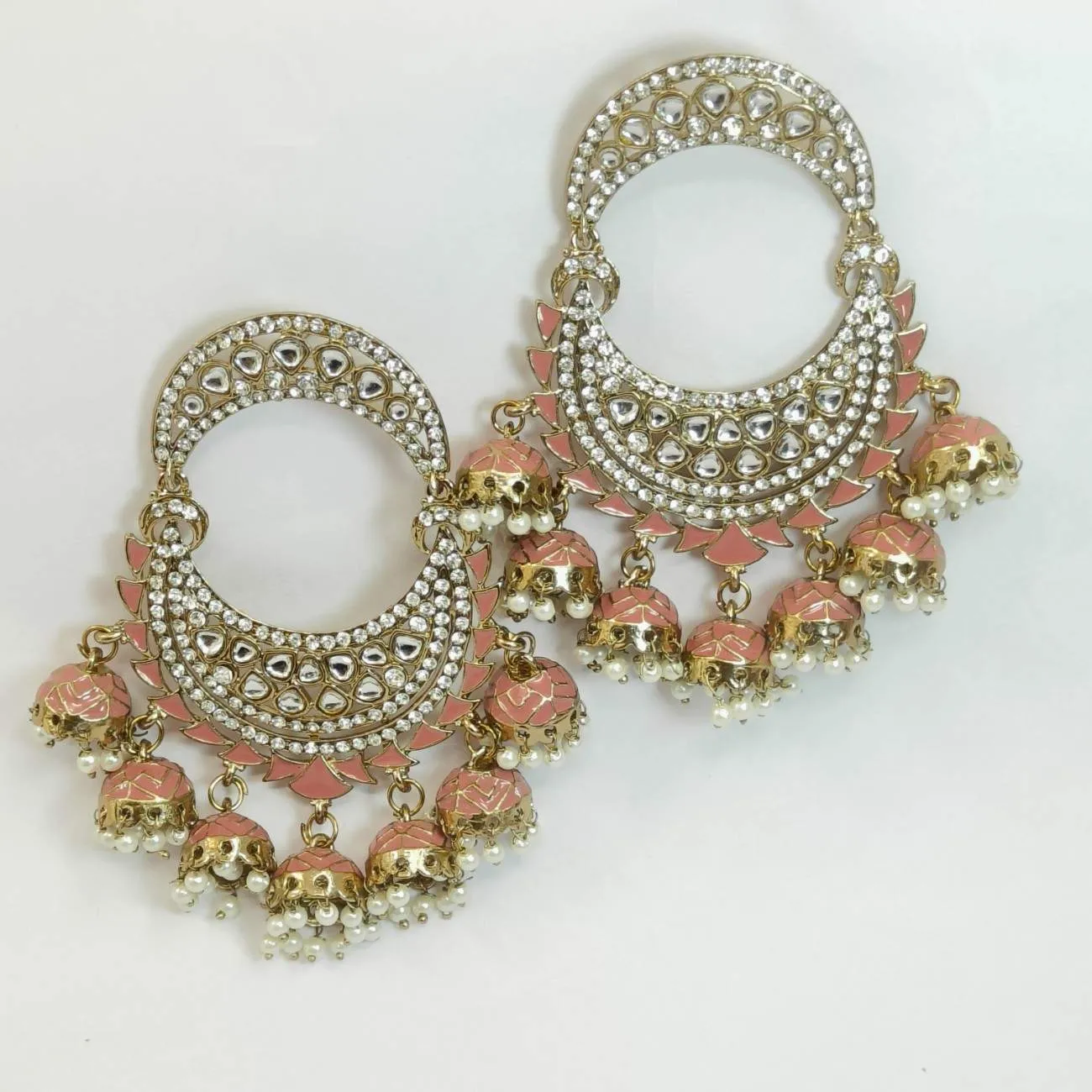 Nimoraa Gulposh Jhumki Chandbalis