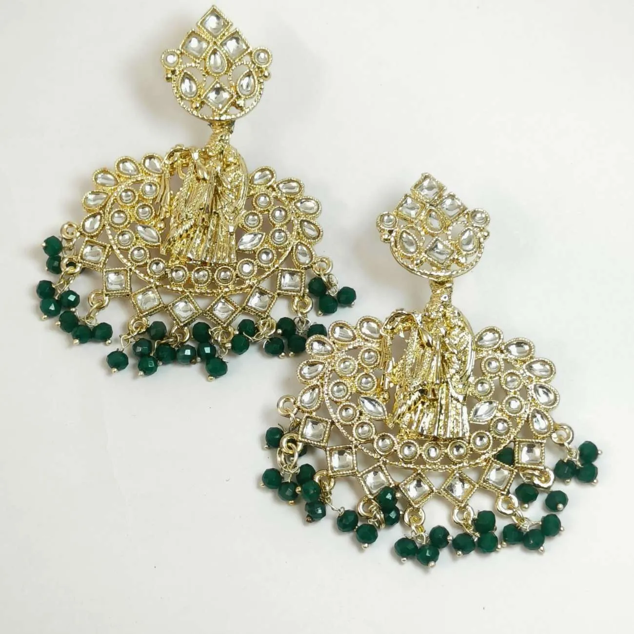 Nimoraa Vrindavan Mayur Chandbali