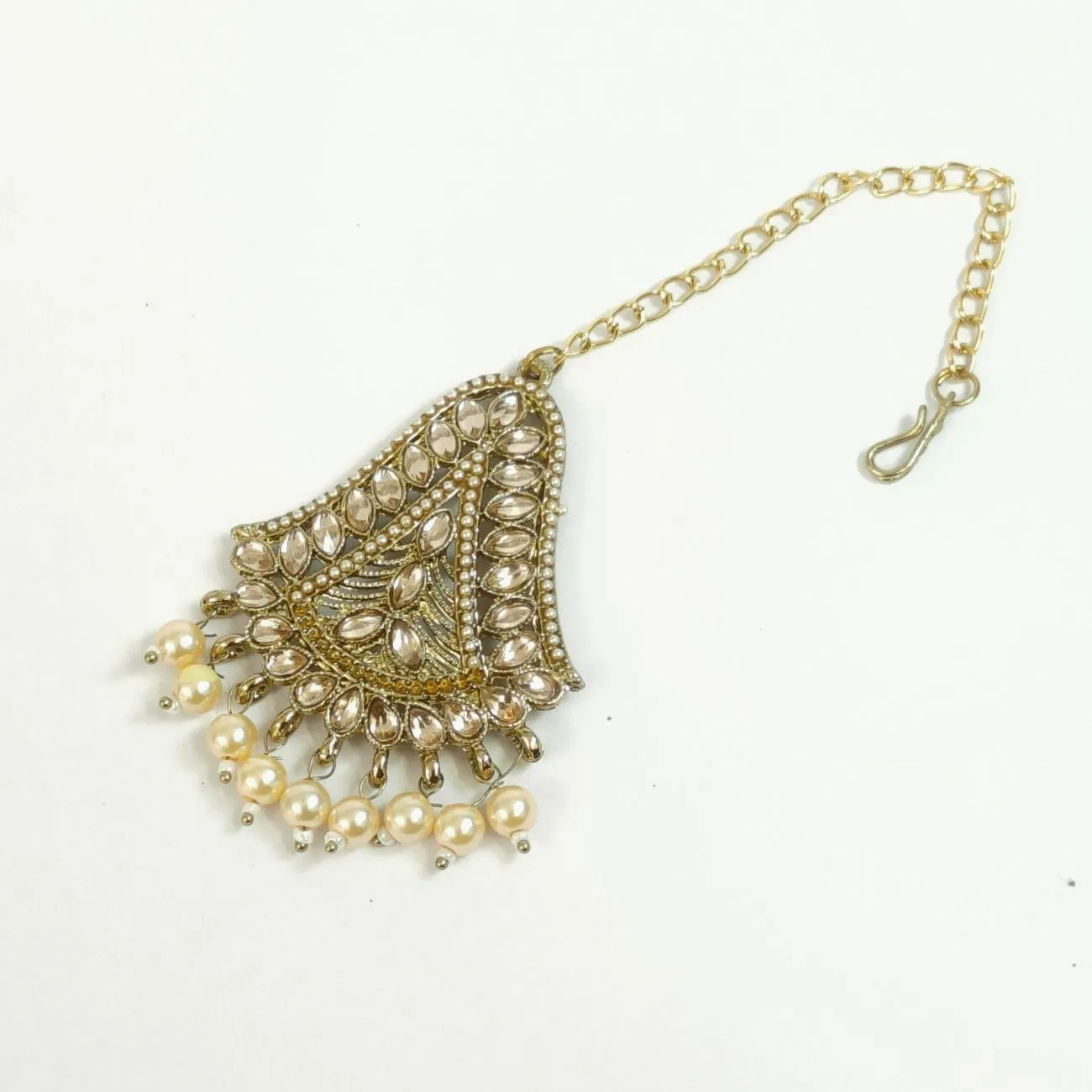 Nimoraa Noor Mahal Jhumka Maang Tikka Set