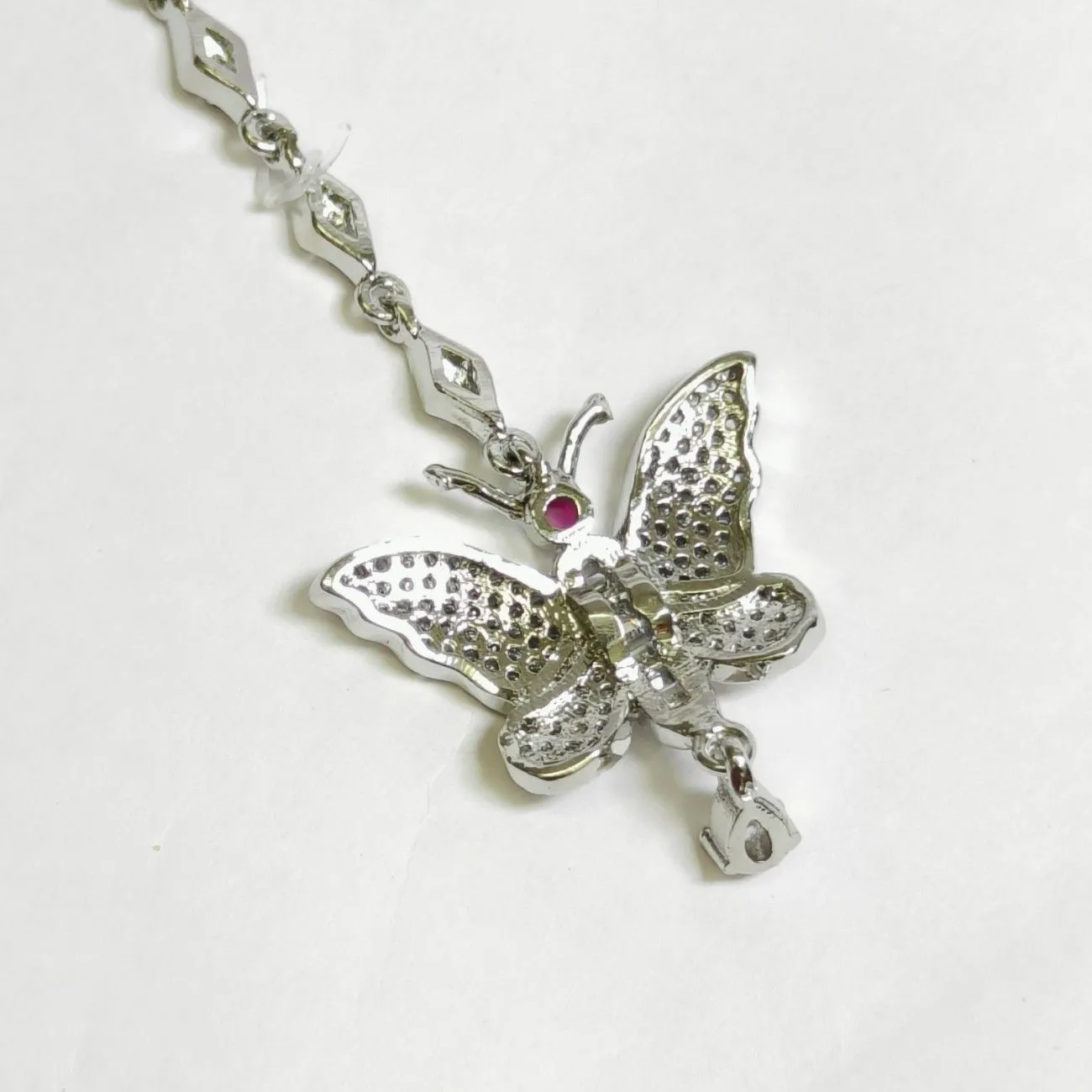 Nimoraa Crystal Flutter Butterfly Maangtikkaa