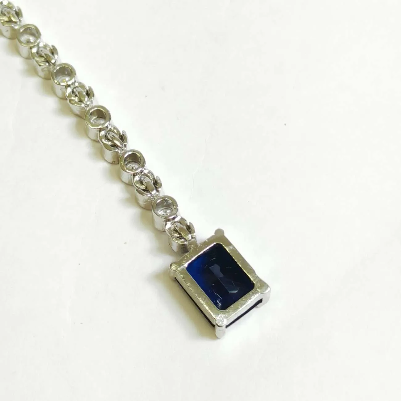 Nimoraa Sapphire Tennis Maangtikka