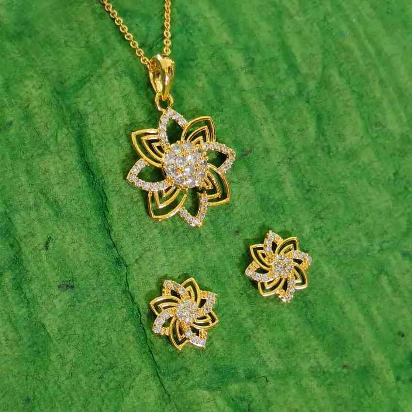 Shiny Chakra Sparkle Pendant Set