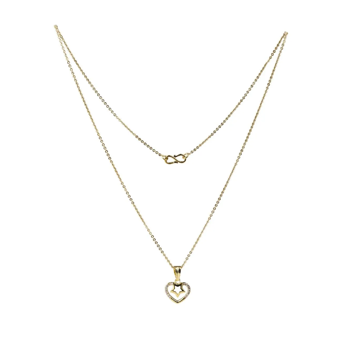 Nimoraa Starry Heart Spark Pendant Set