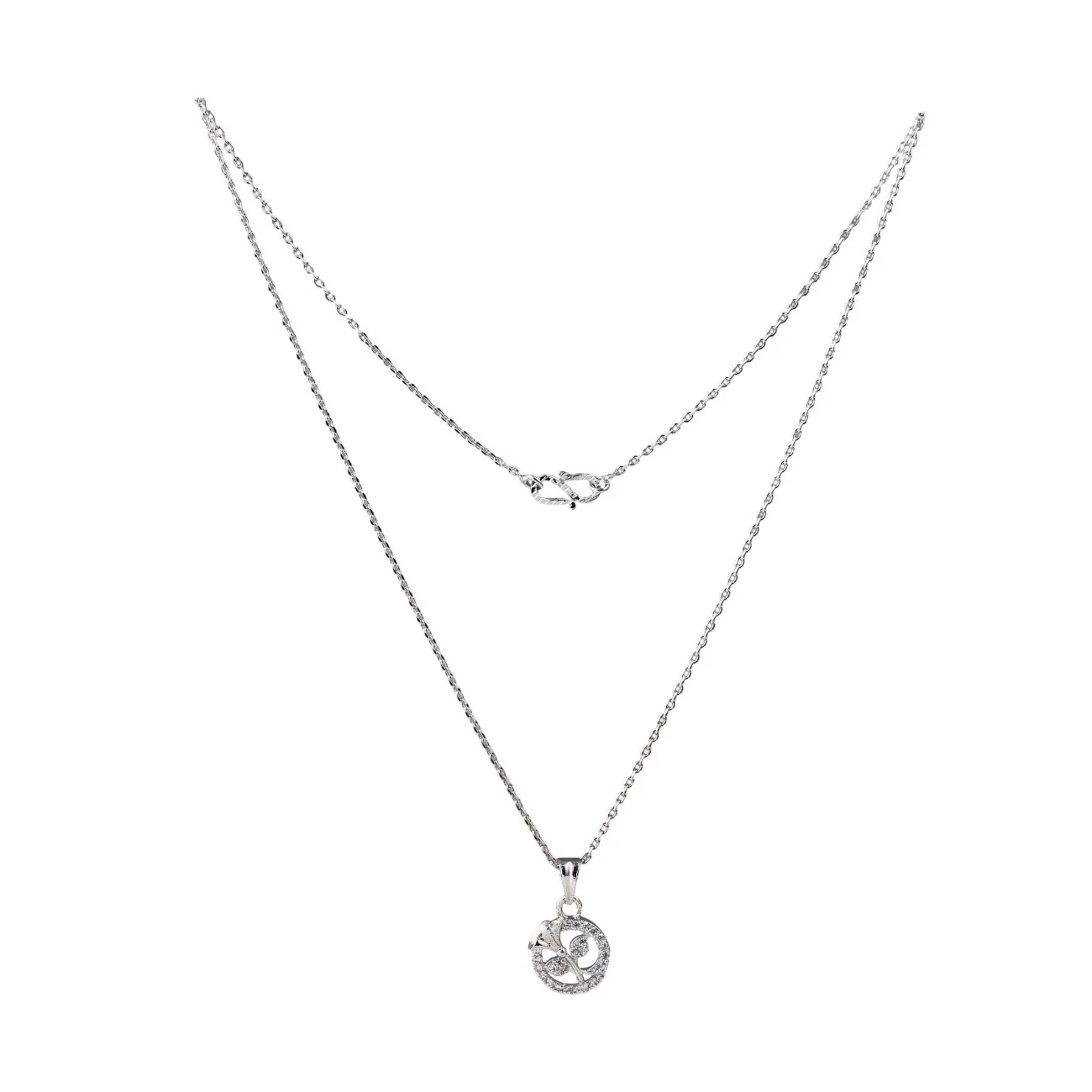 Nimoraa Nature Whisper Silver Pendant Set