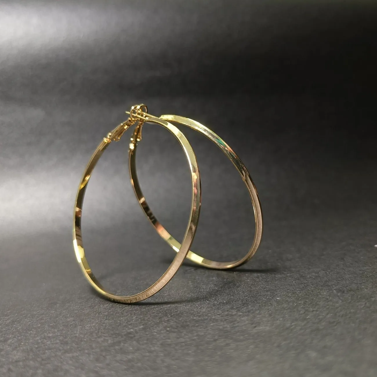Aurora Classic Hoop Earrings – Gold Plated