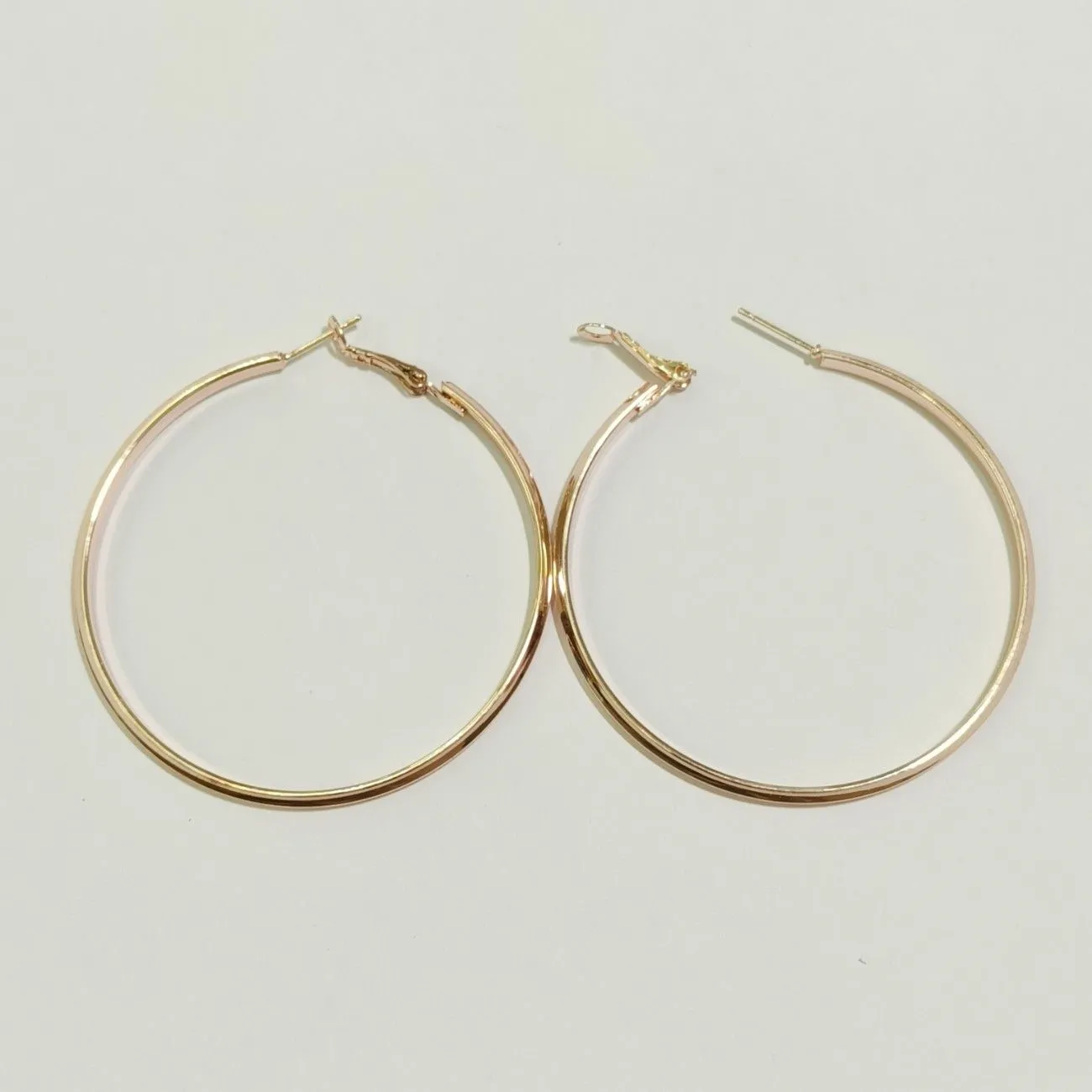 Aurora Classic Hoop Earrings – Rosegold Plated