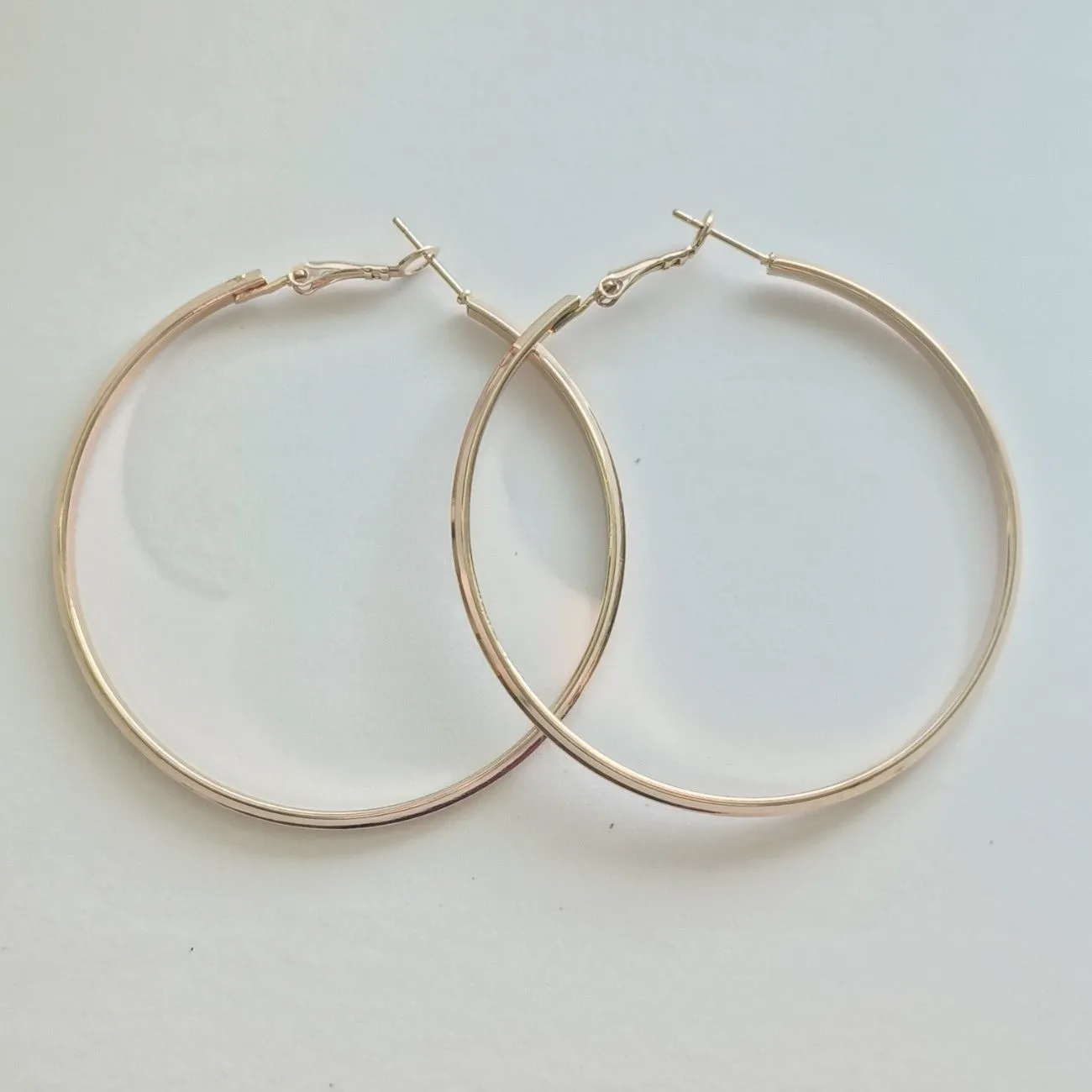 Aurora Classic Hoop Earrings – Rosegold Plated