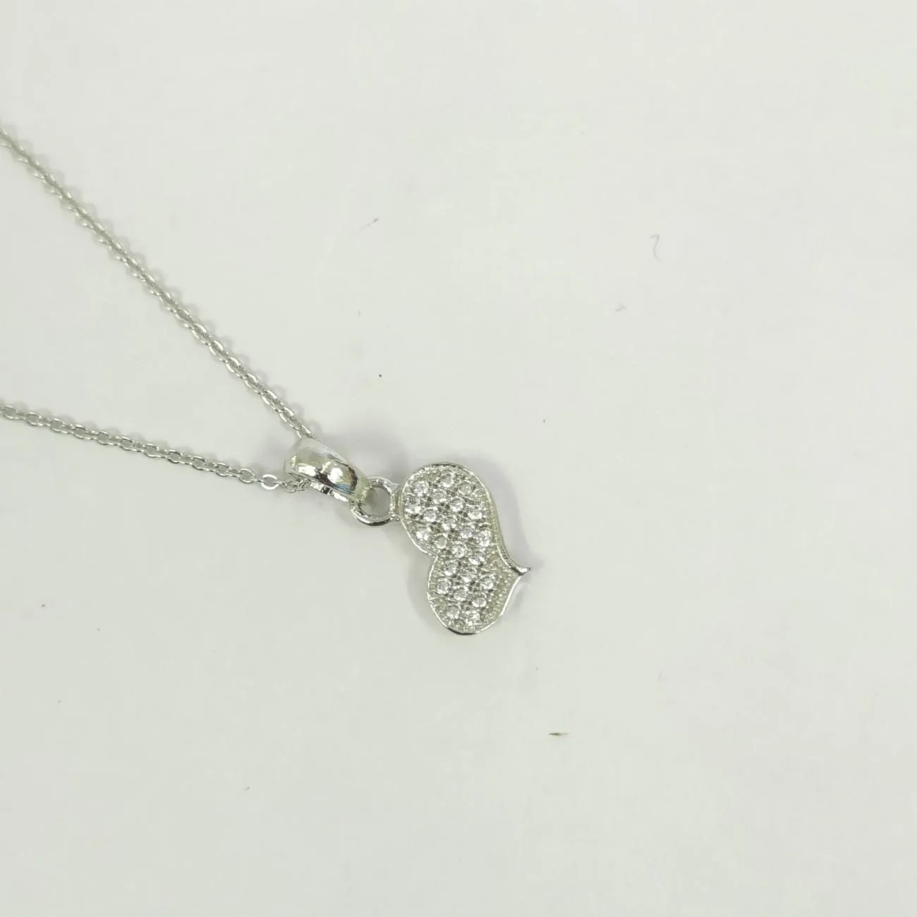 Nimoraa Eternal Twin Heart  silver Pendant