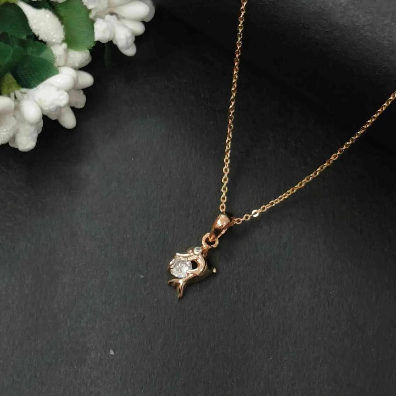 Nimoraa Rose Embrace Crystal Pendant