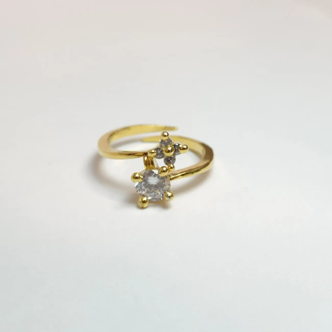 Stella Celeste Open Ring – Gold Plated