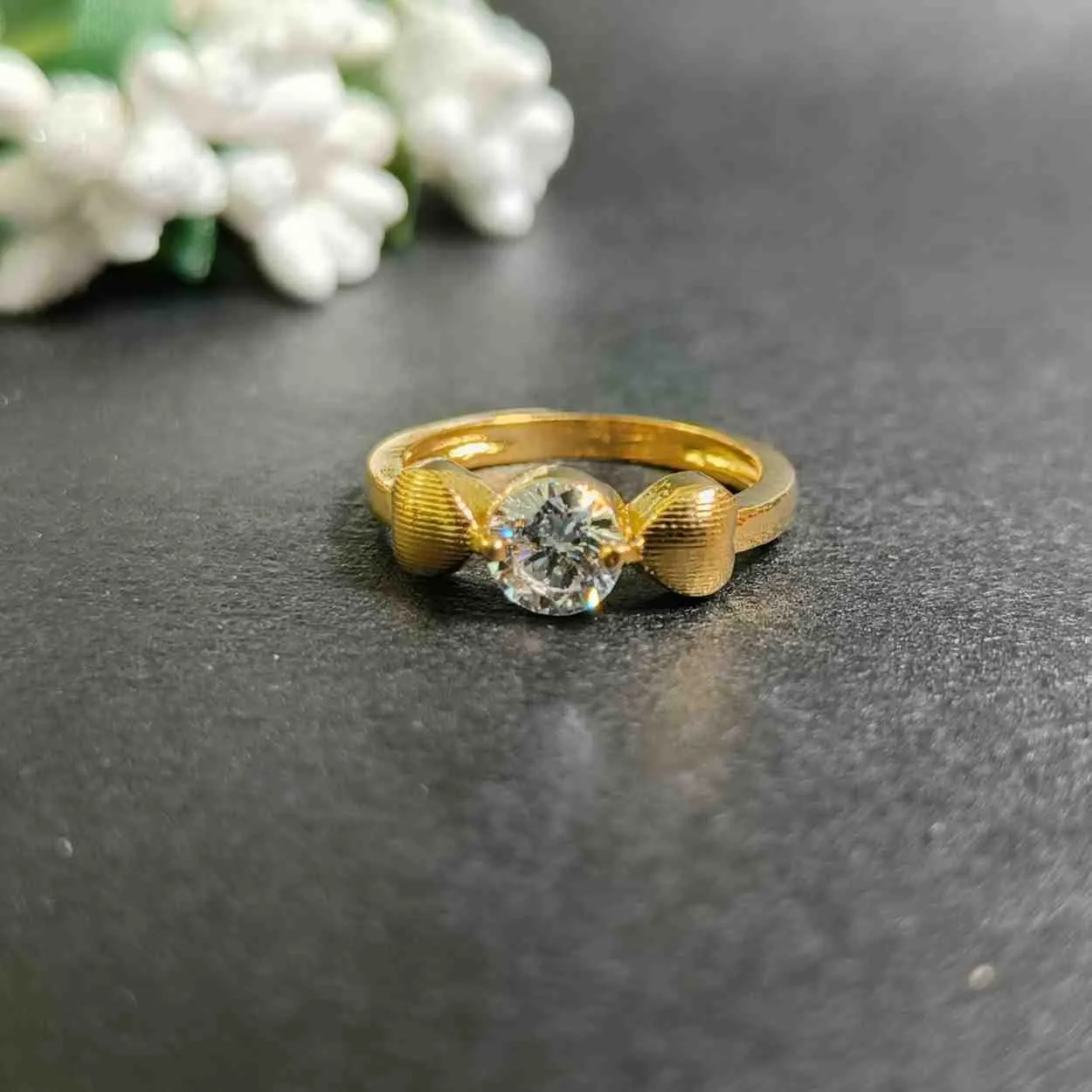 Aurelia Bow Solitaire Ring