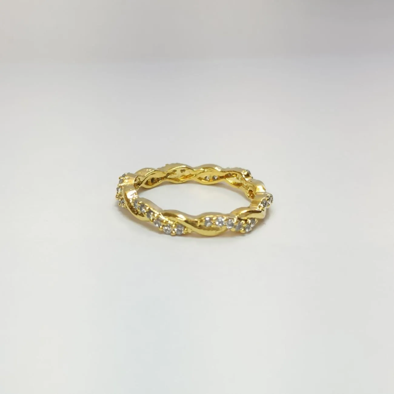 Aurielle Twisted Eternity Ring