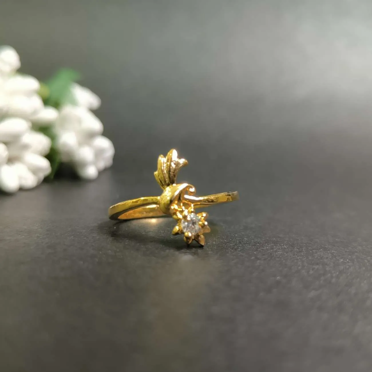 Celestia Swan Bloom Ring