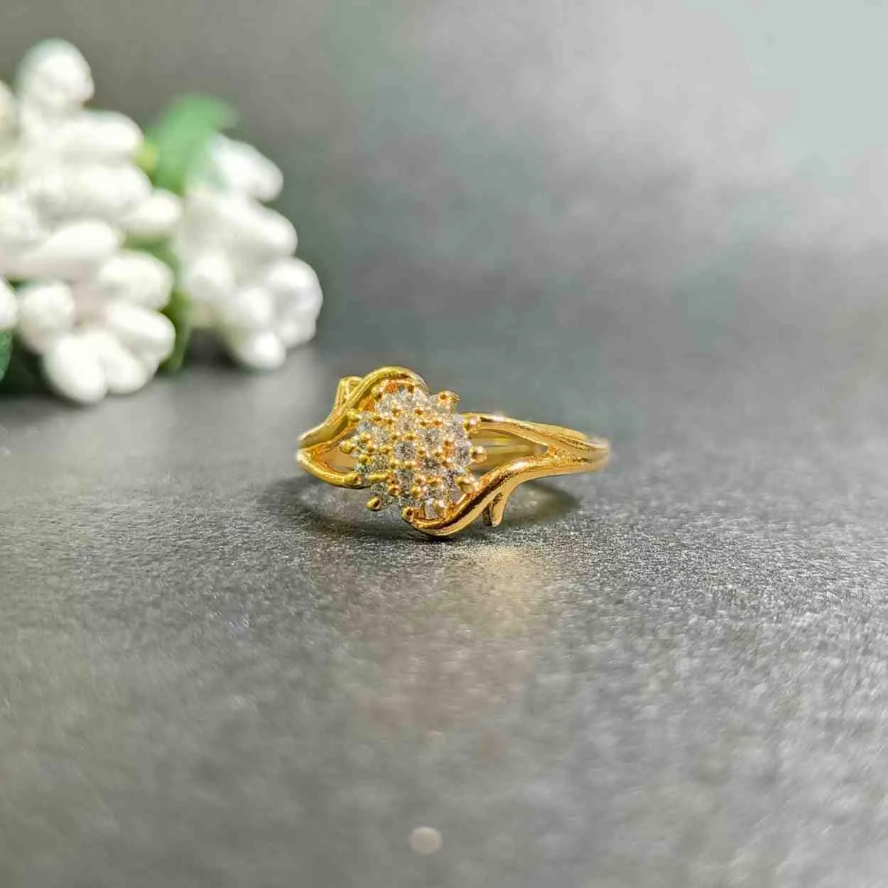 Aurora Spark Adjustable Ring