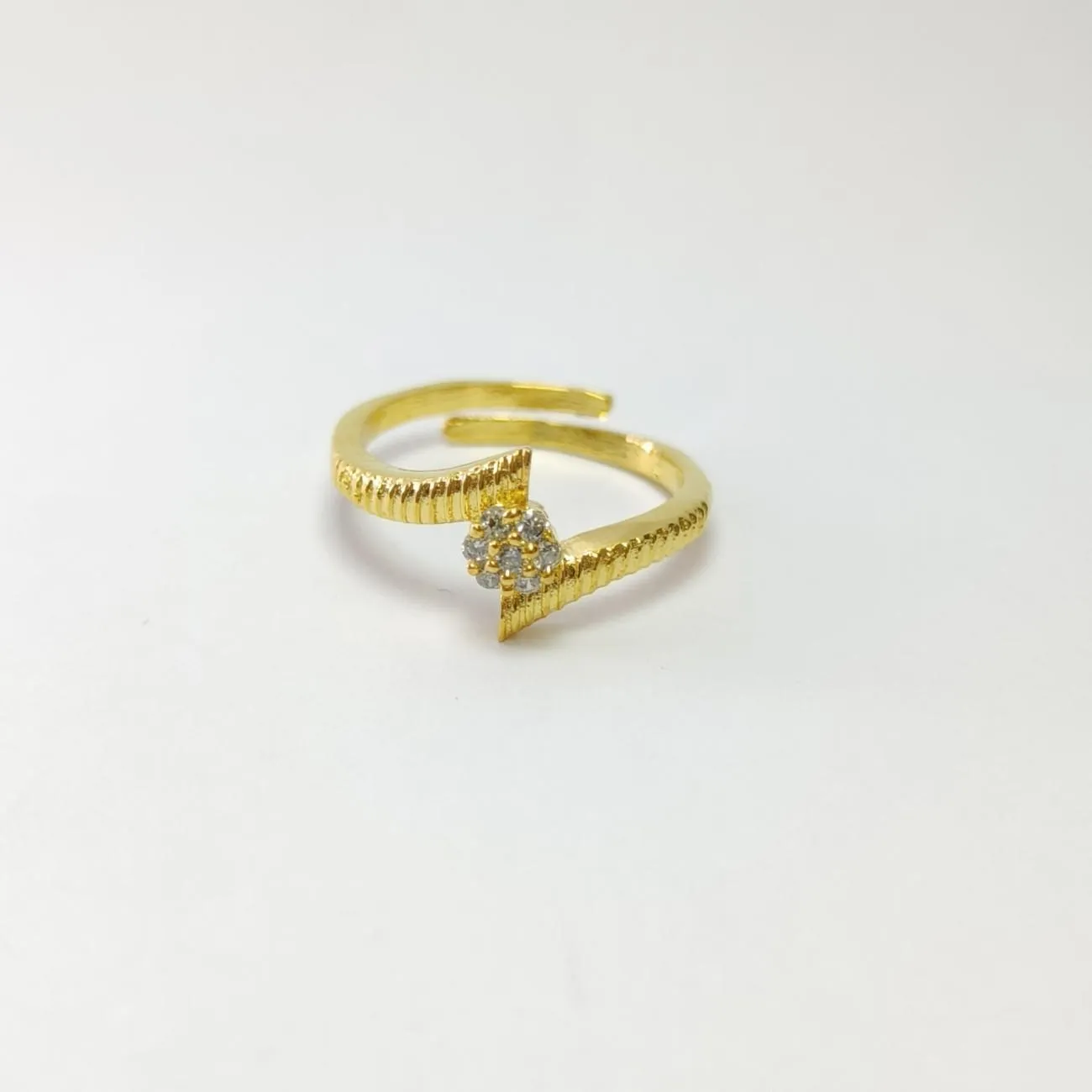 Aurelia Twist Bloom Adjustable Ring