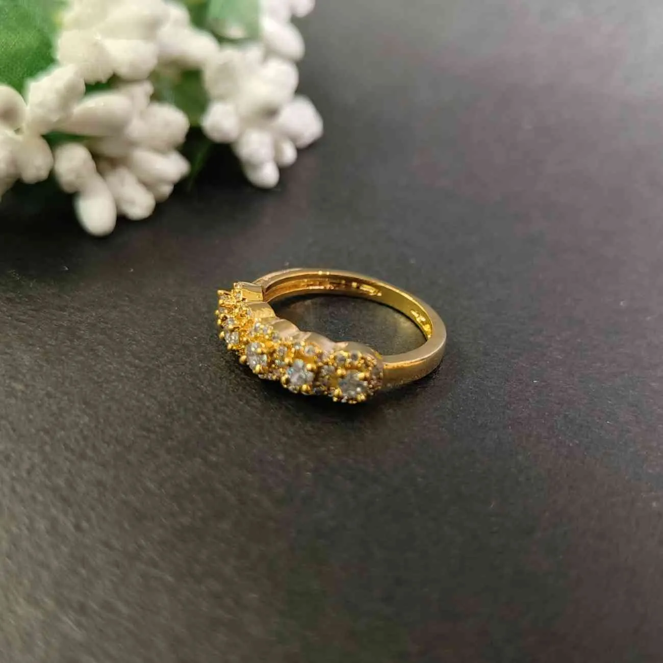 Regalia Halo Five-Stone Ring