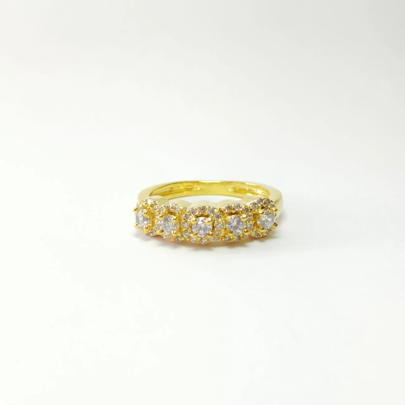 Regalia Halo Five-Stone Ring