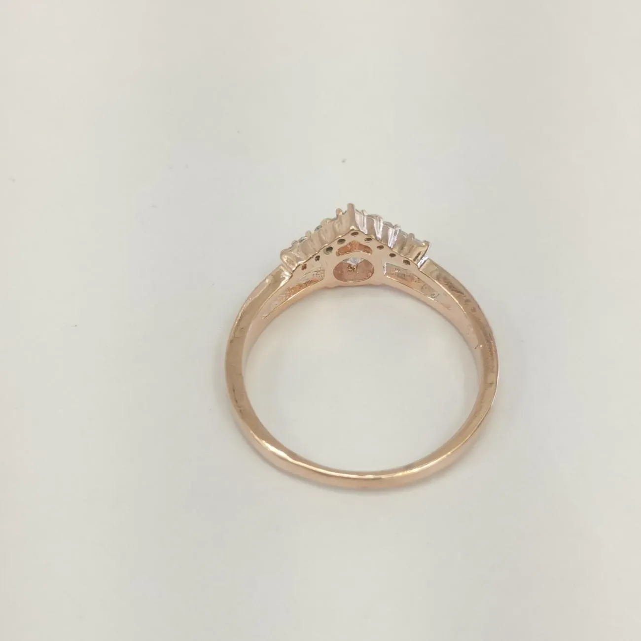 Rosé Celestia Heart Halo Ring