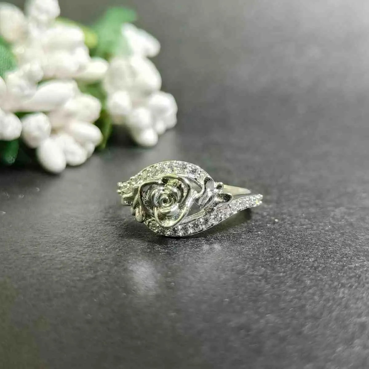Rosé Enchanted Silver Ring