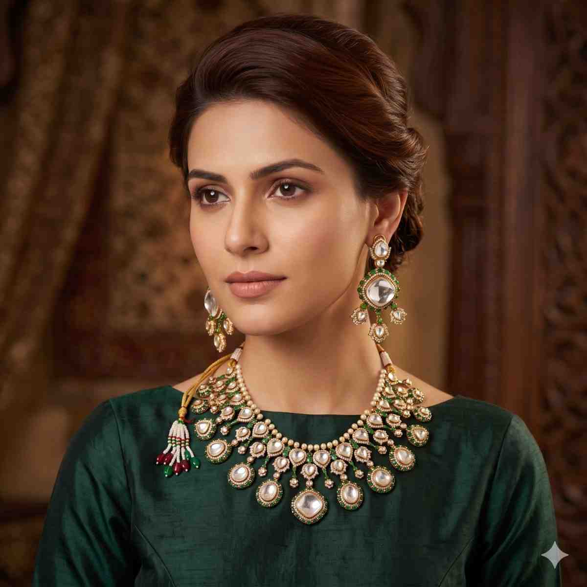 The Queen’s Radiance Bridal Kundan Set