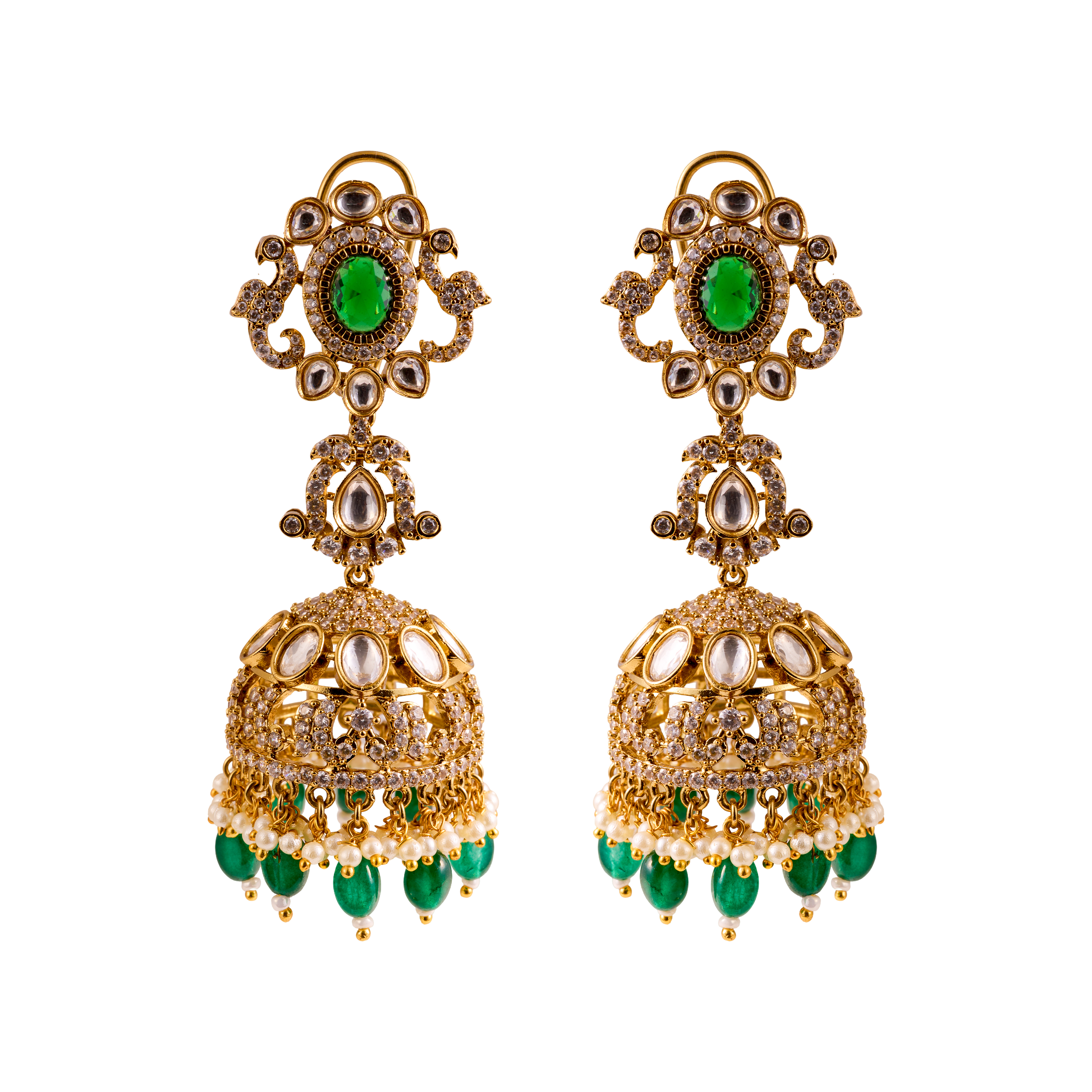 The Emerald double line Wedding Set | Dulari Set