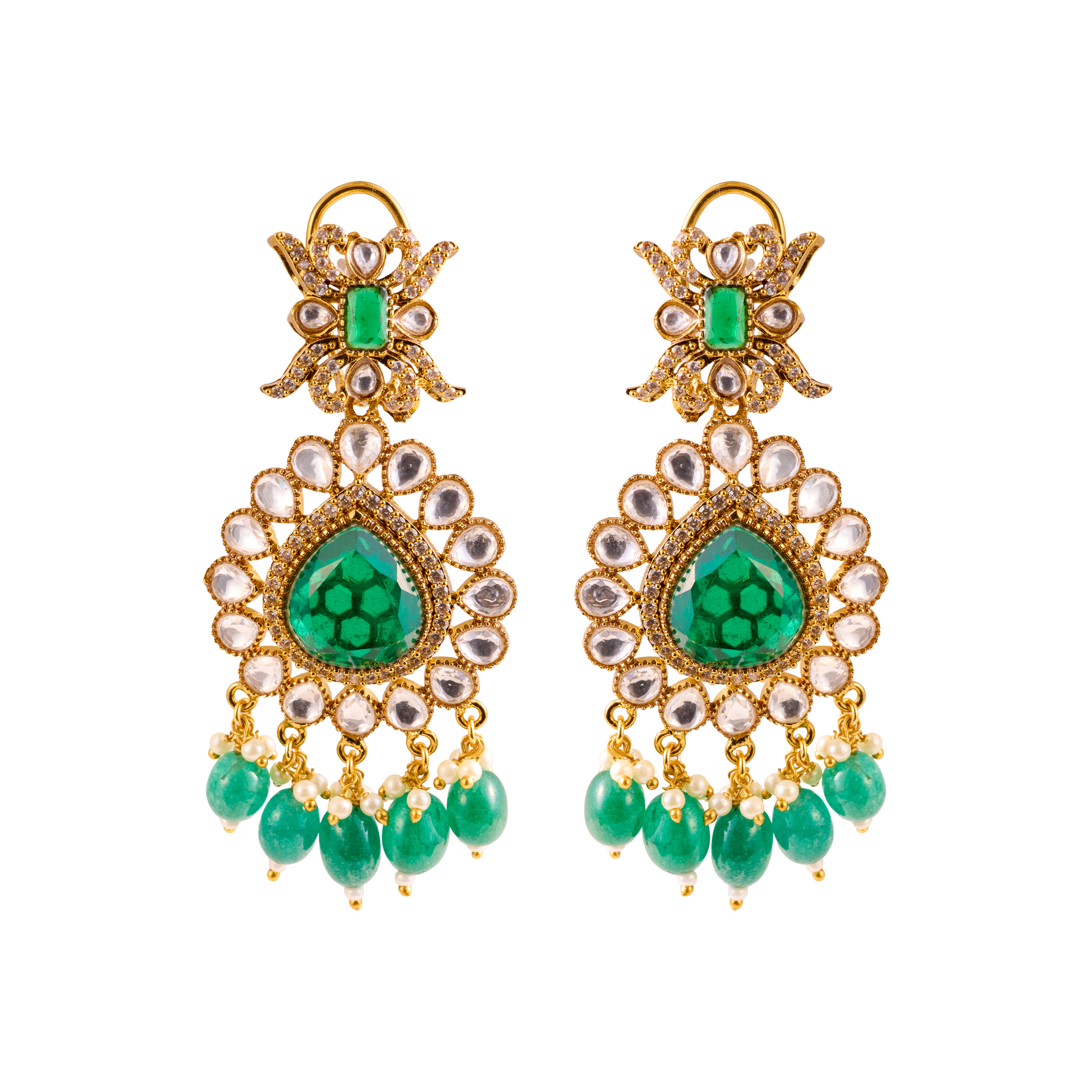 The Emerald Radiance Wedding Set