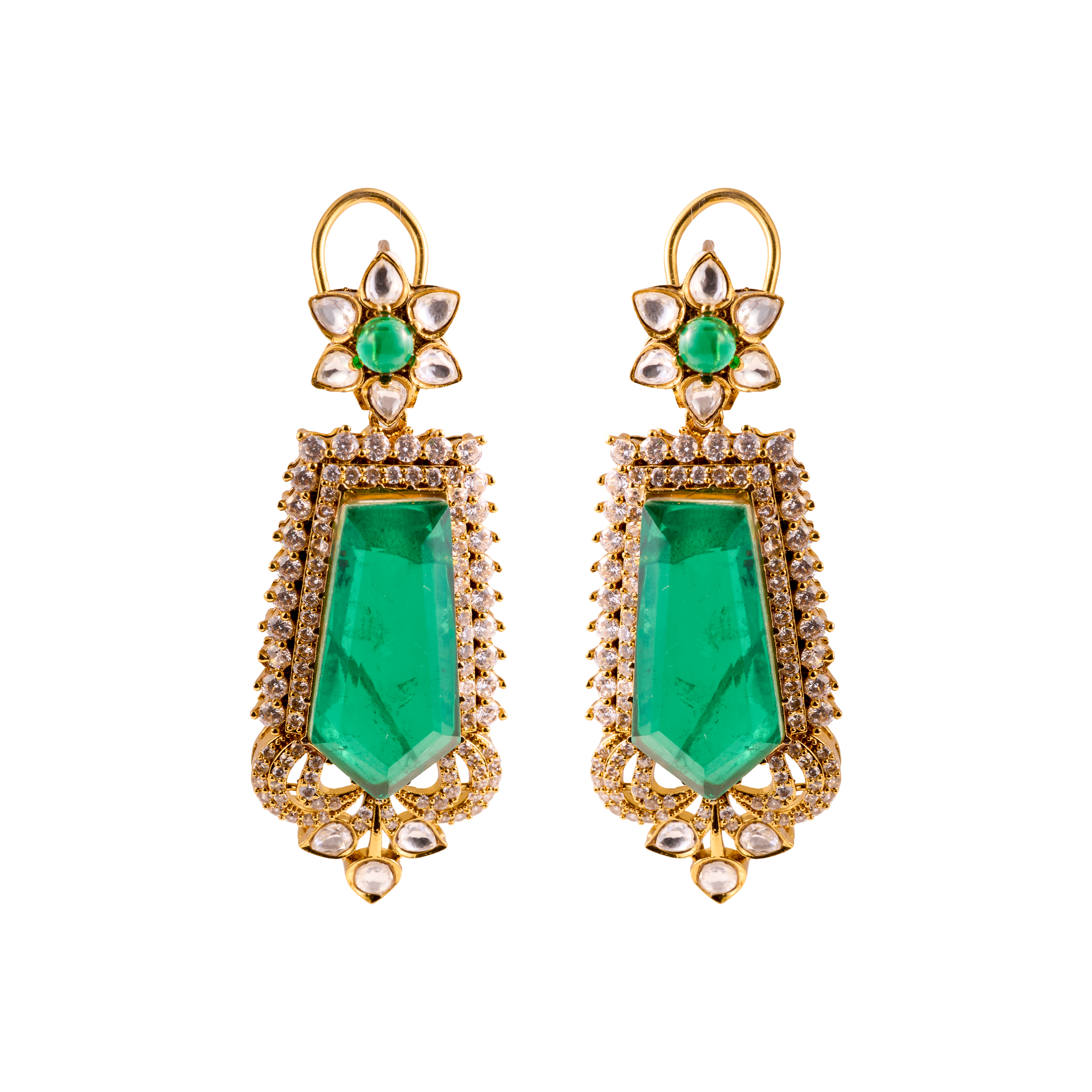 The Iconic Emerald Doublet Necklace set