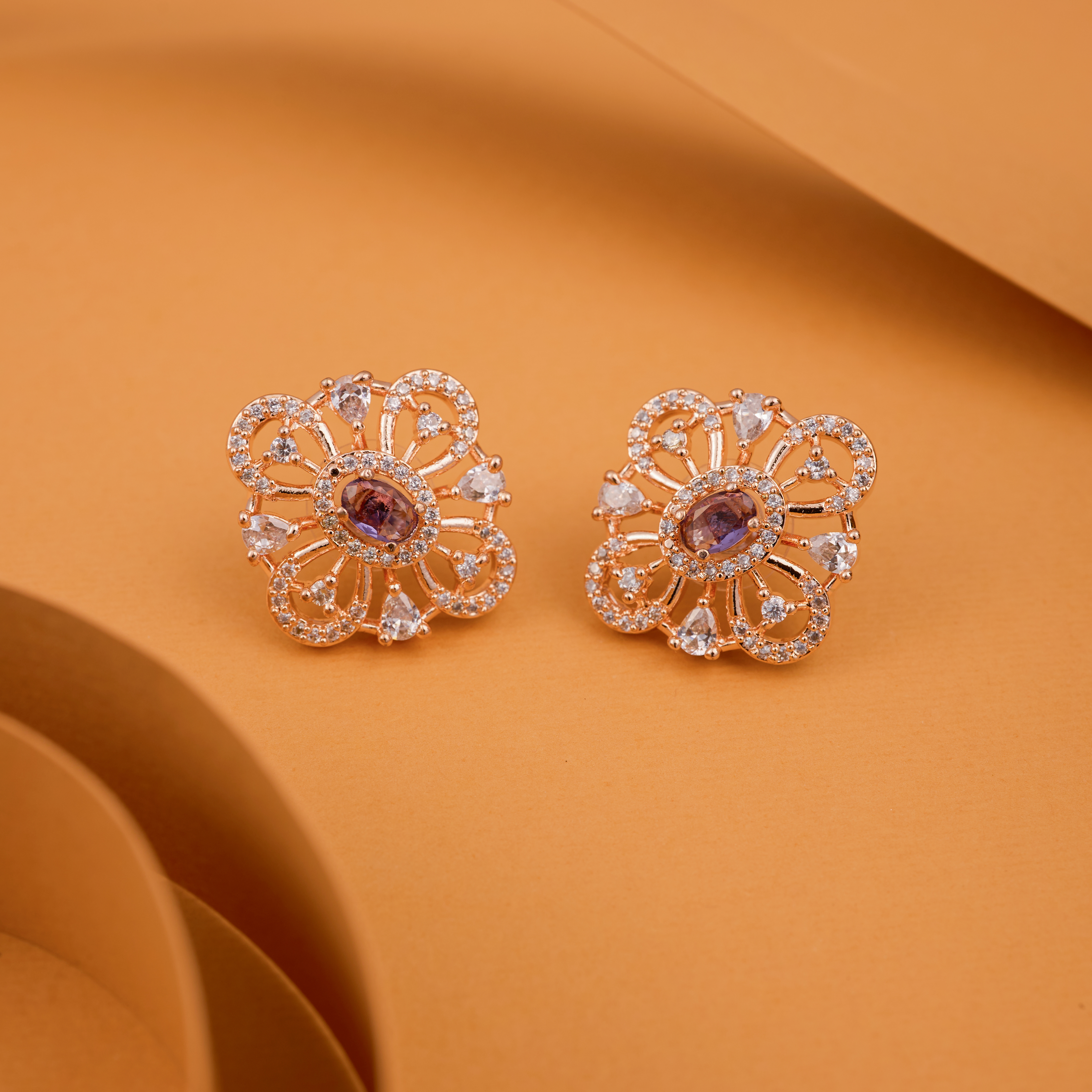 Ruby Sparkle Festive Stud Bloom