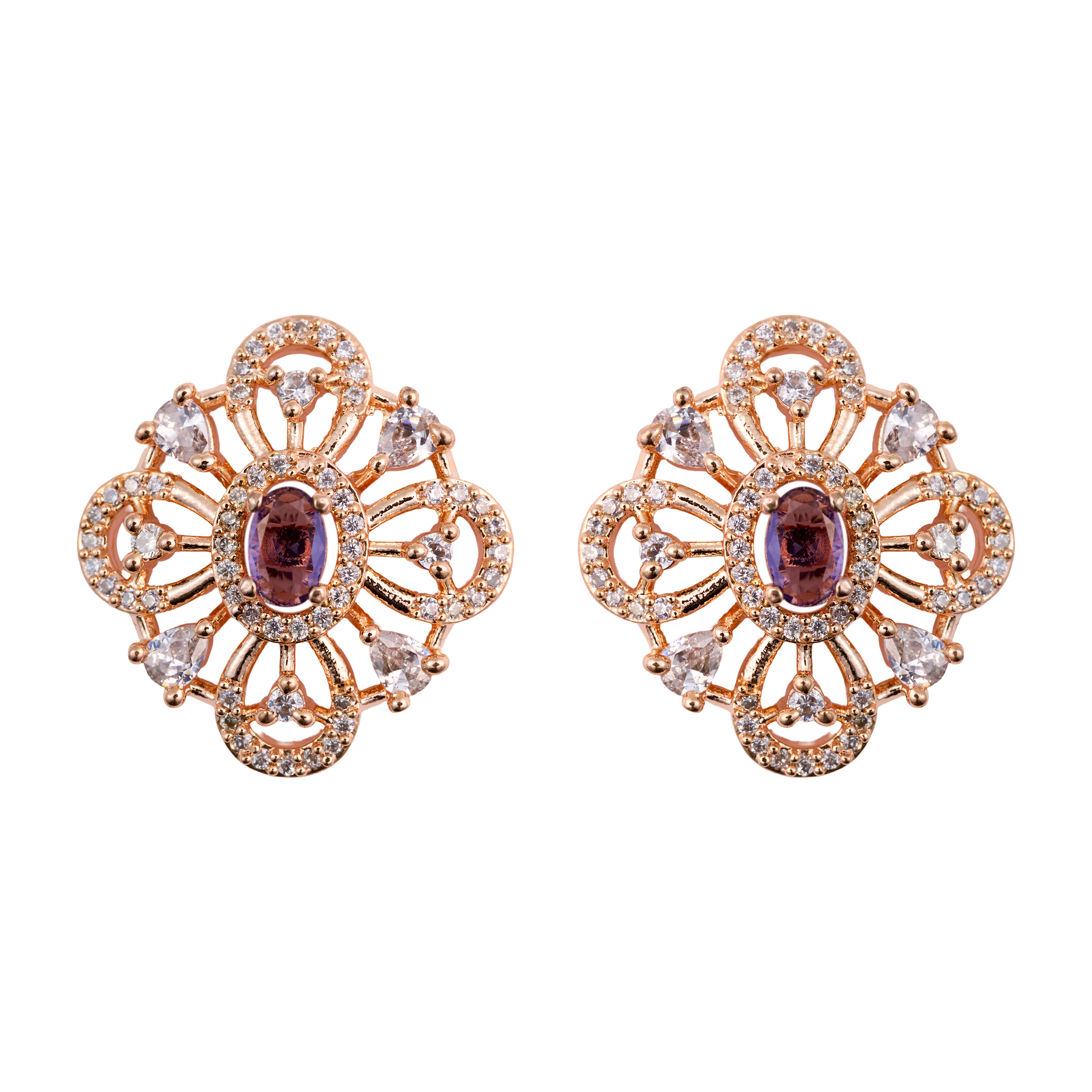 Ruby Sparkle Festive Stud Bloom