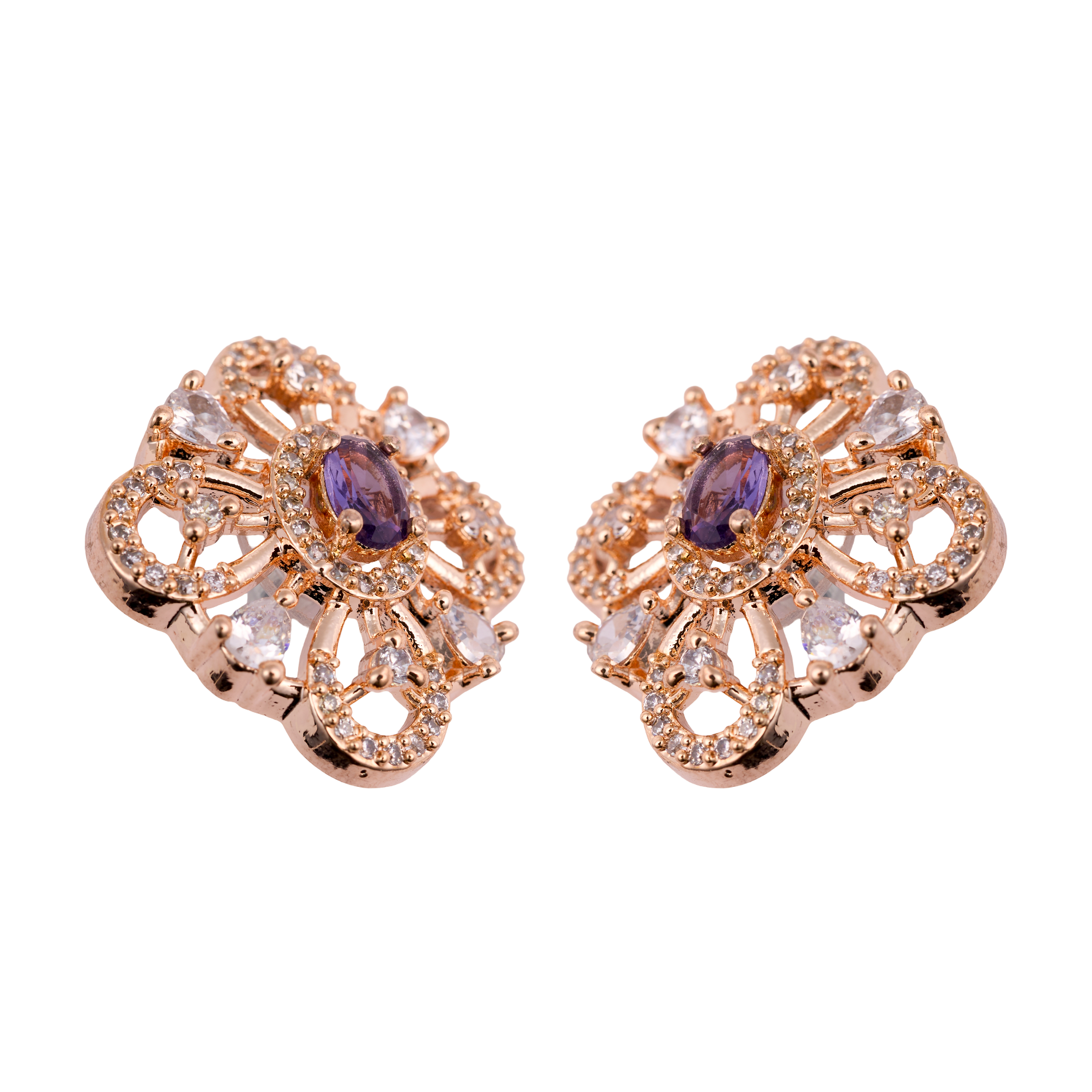 Ruby Sparkle Festive Stud Bloom