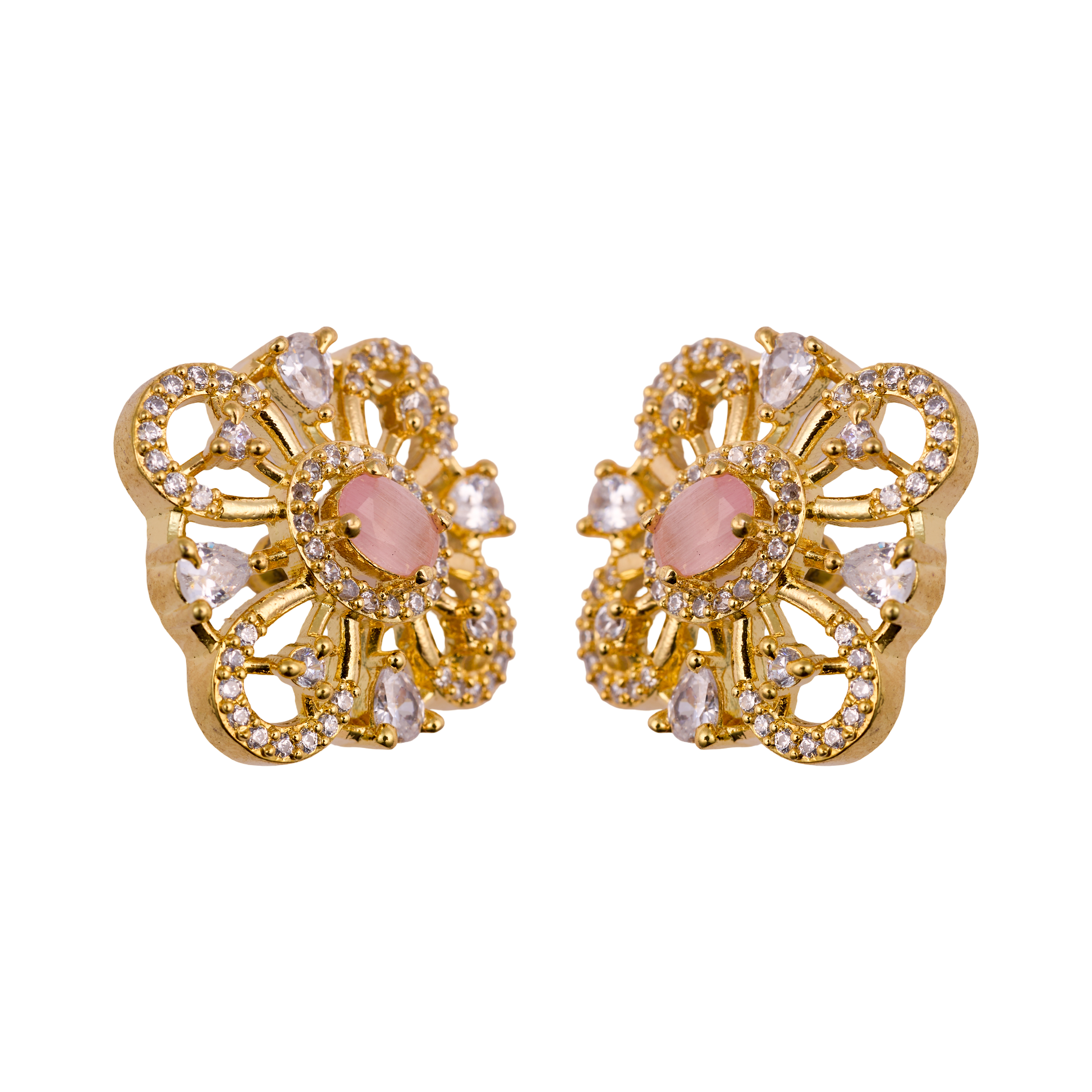 Pink Sparkle Festive Stud Bloom