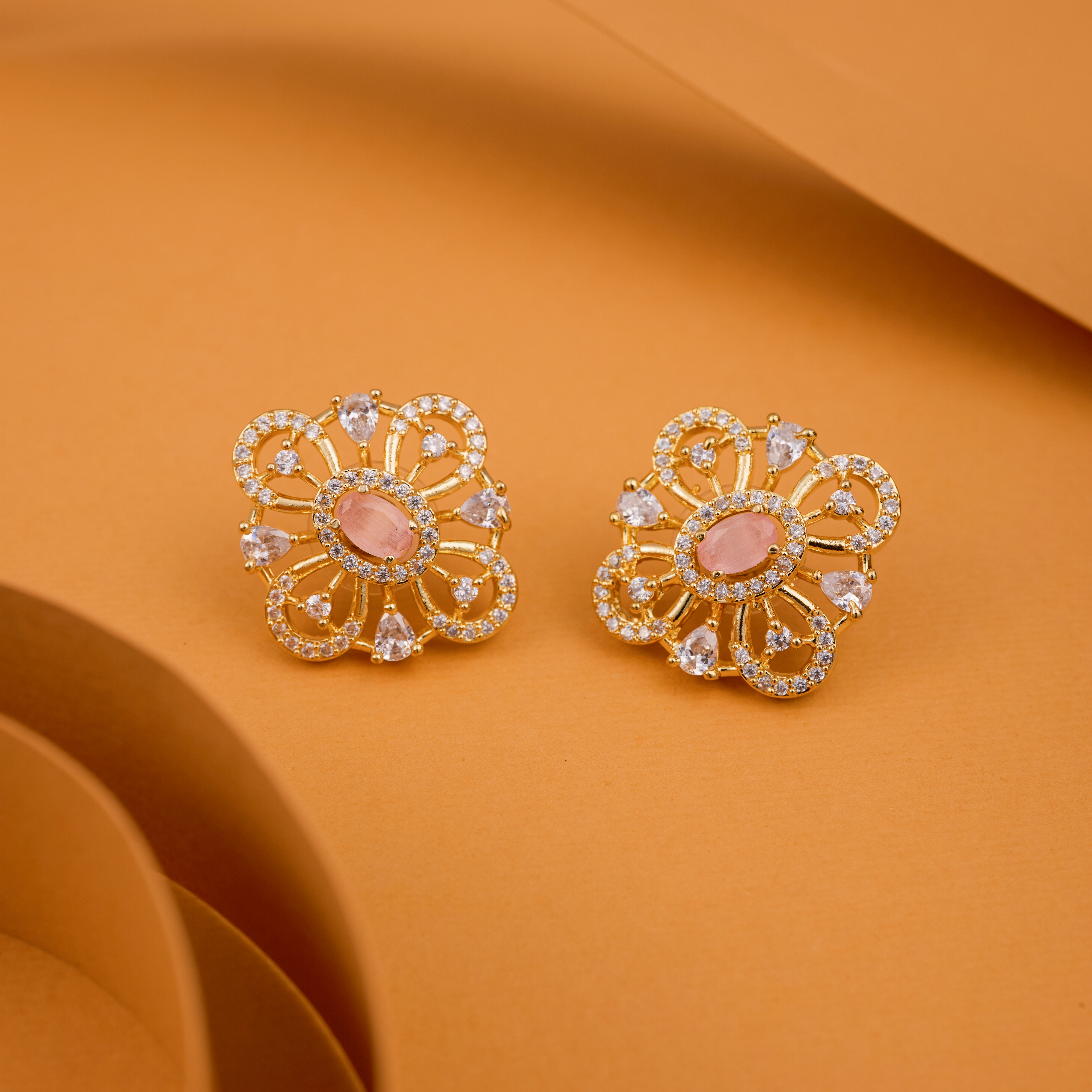 Pink Sparkle Festive Stud Bloom