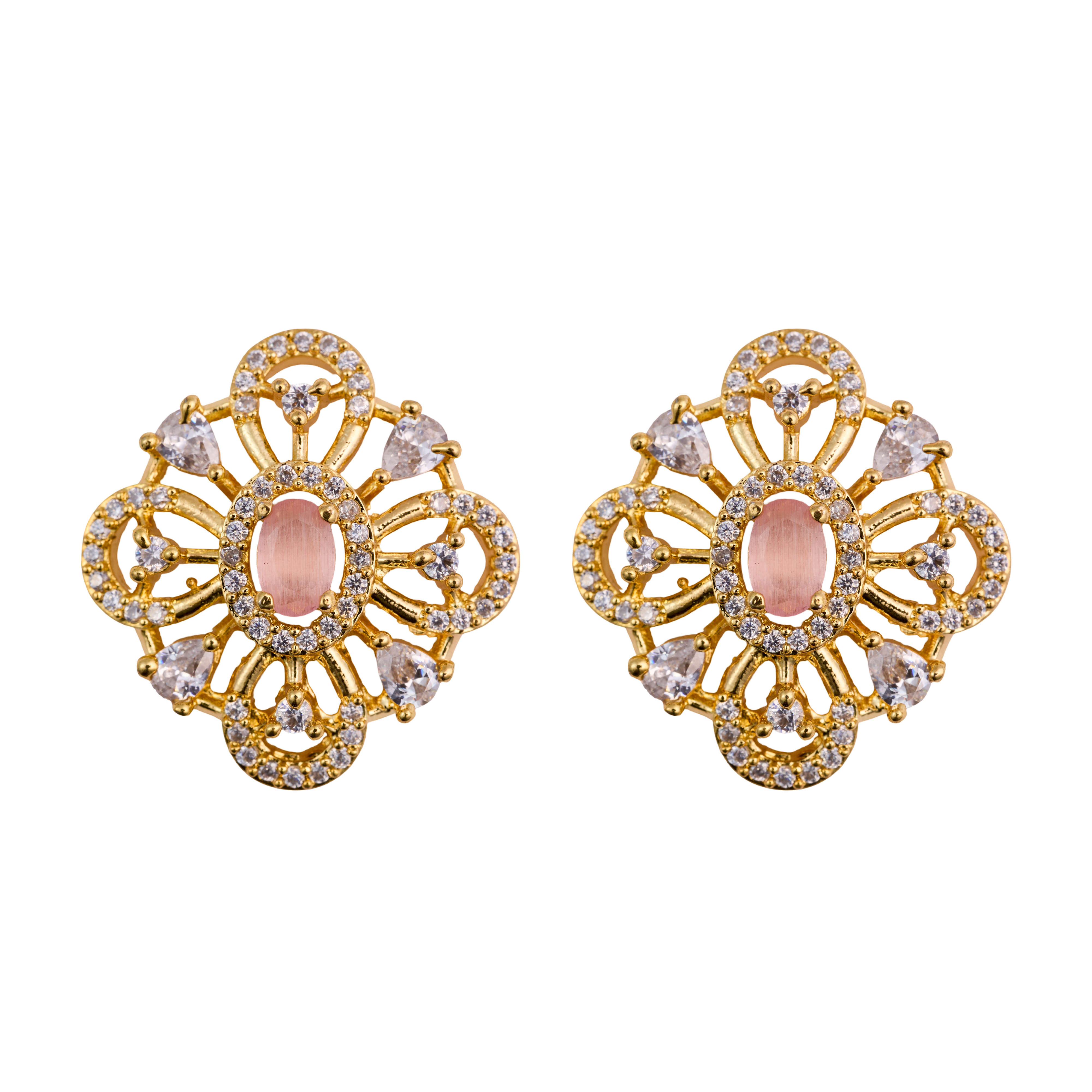 Pink Sparkle Festive Stud Bloom