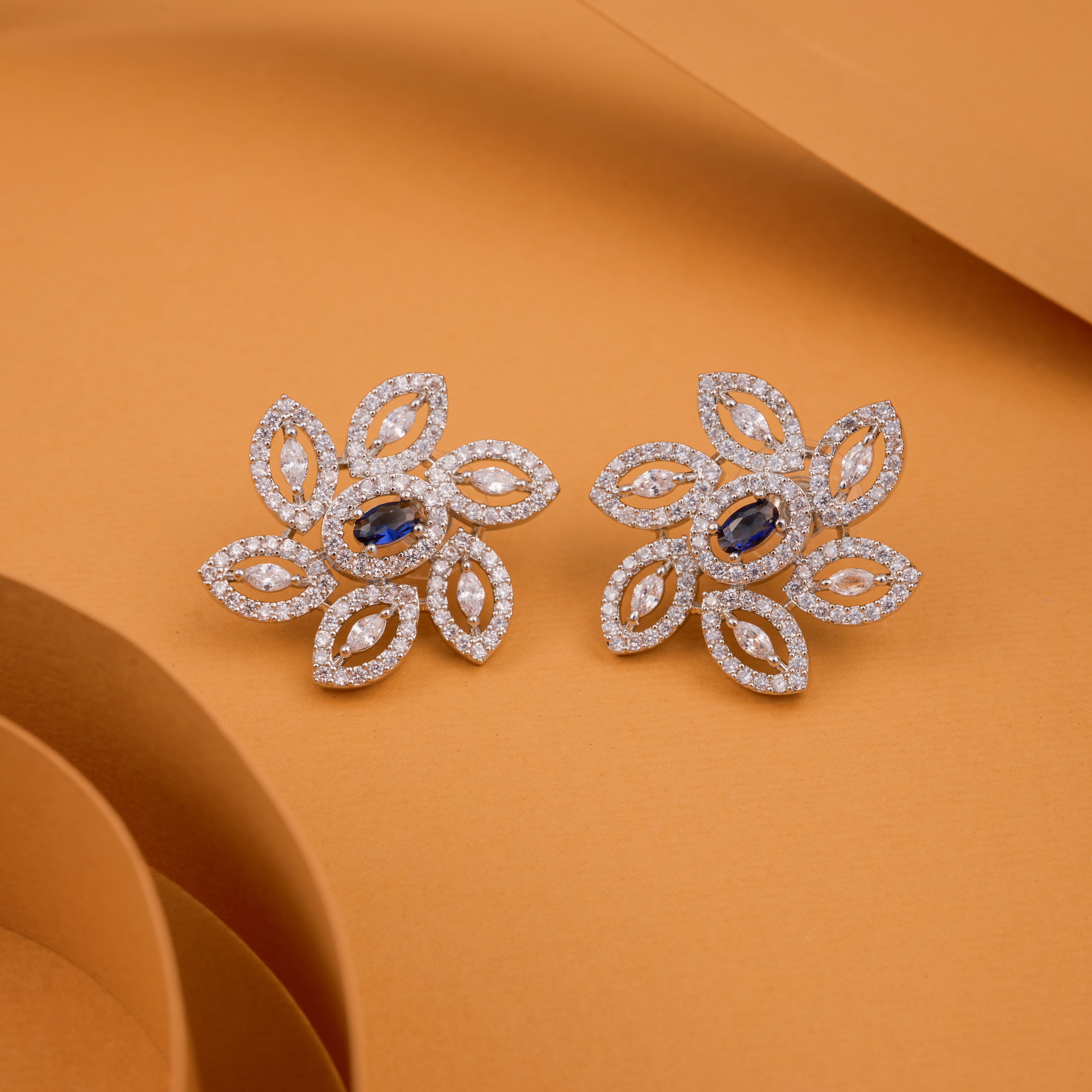 Royal Blue Lustre Petals of Glamour