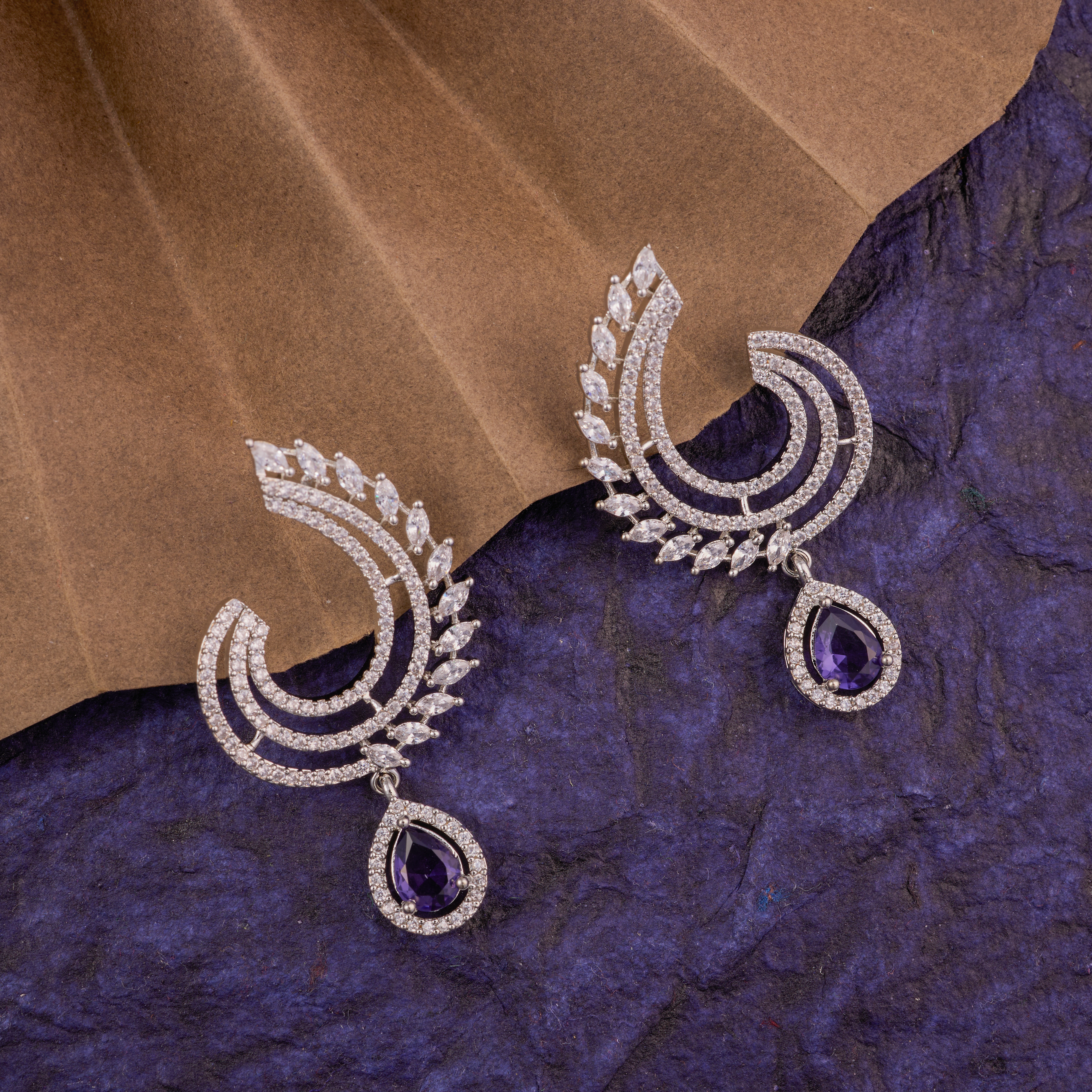 Purple Aurora Chandeliers