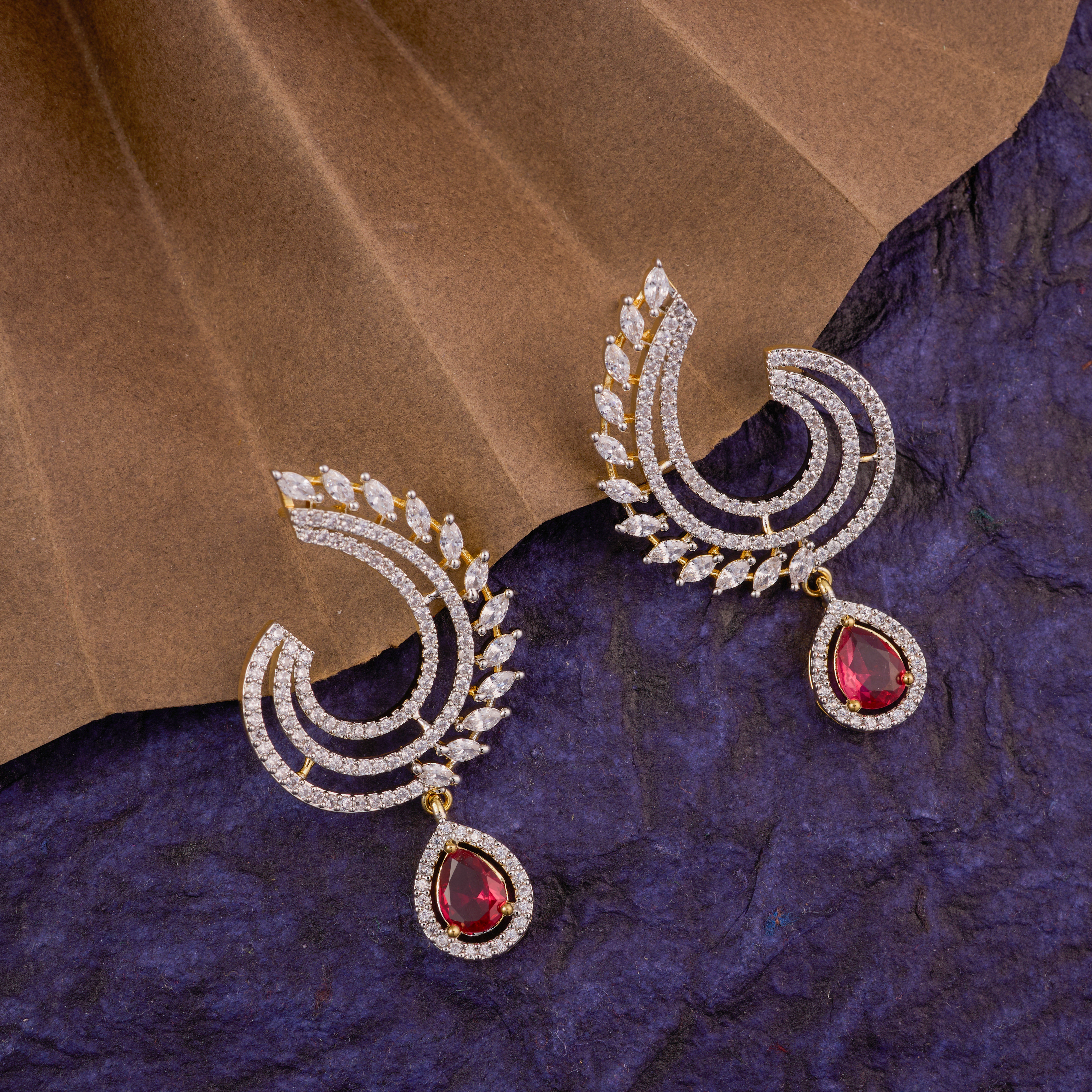 Red Aurora Chandeliers