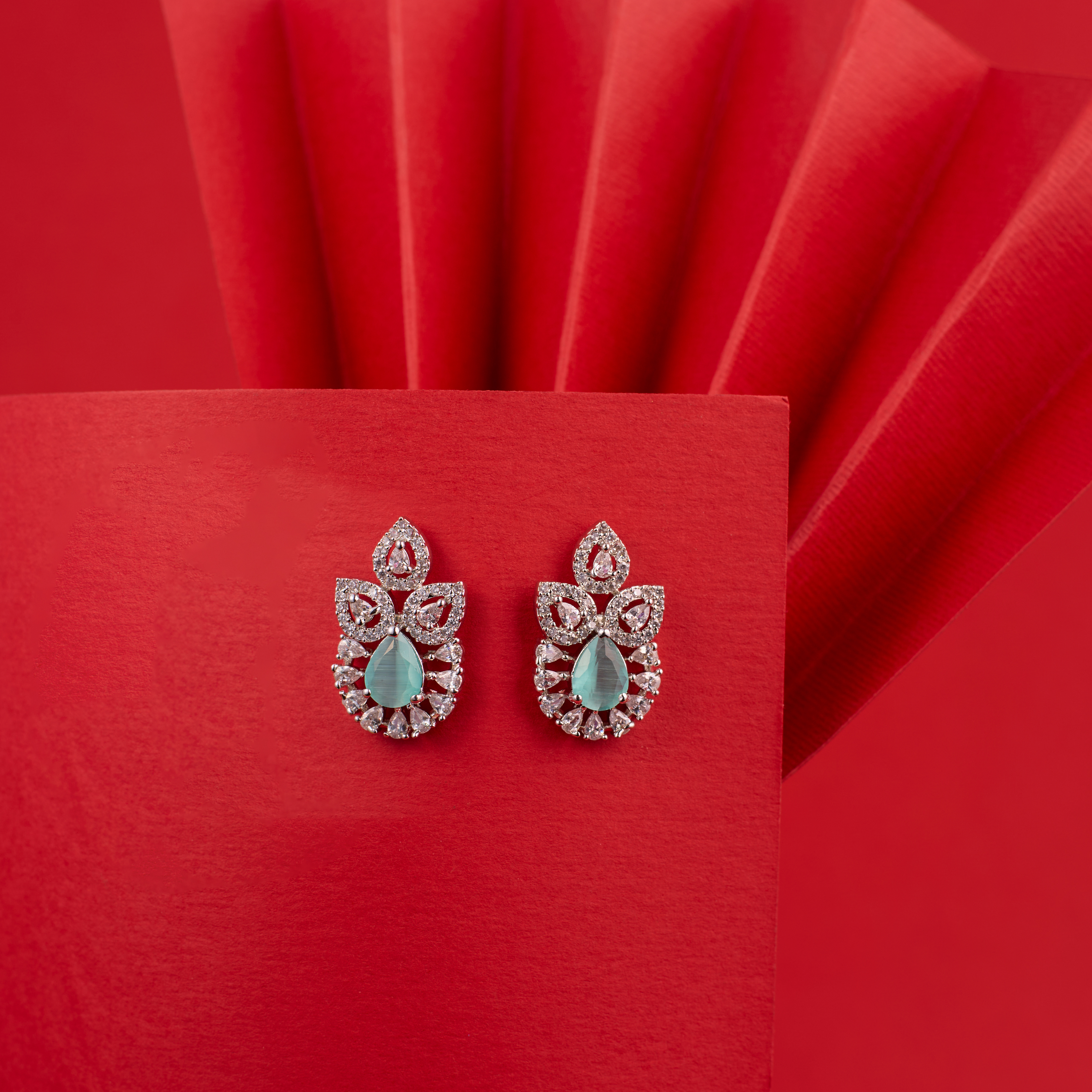 Blue Elara Spark Earrings