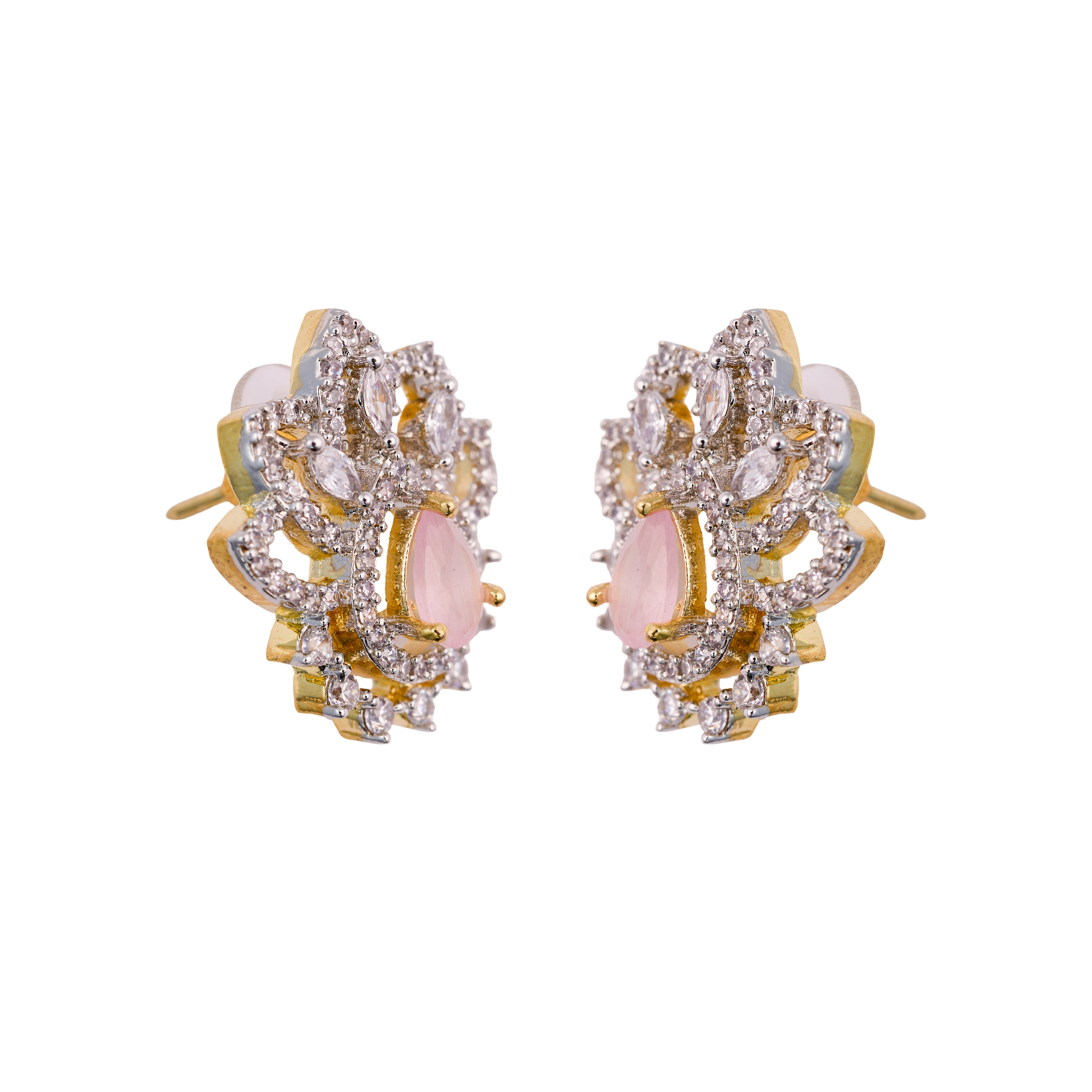 Pink Lotus Bloom Studs