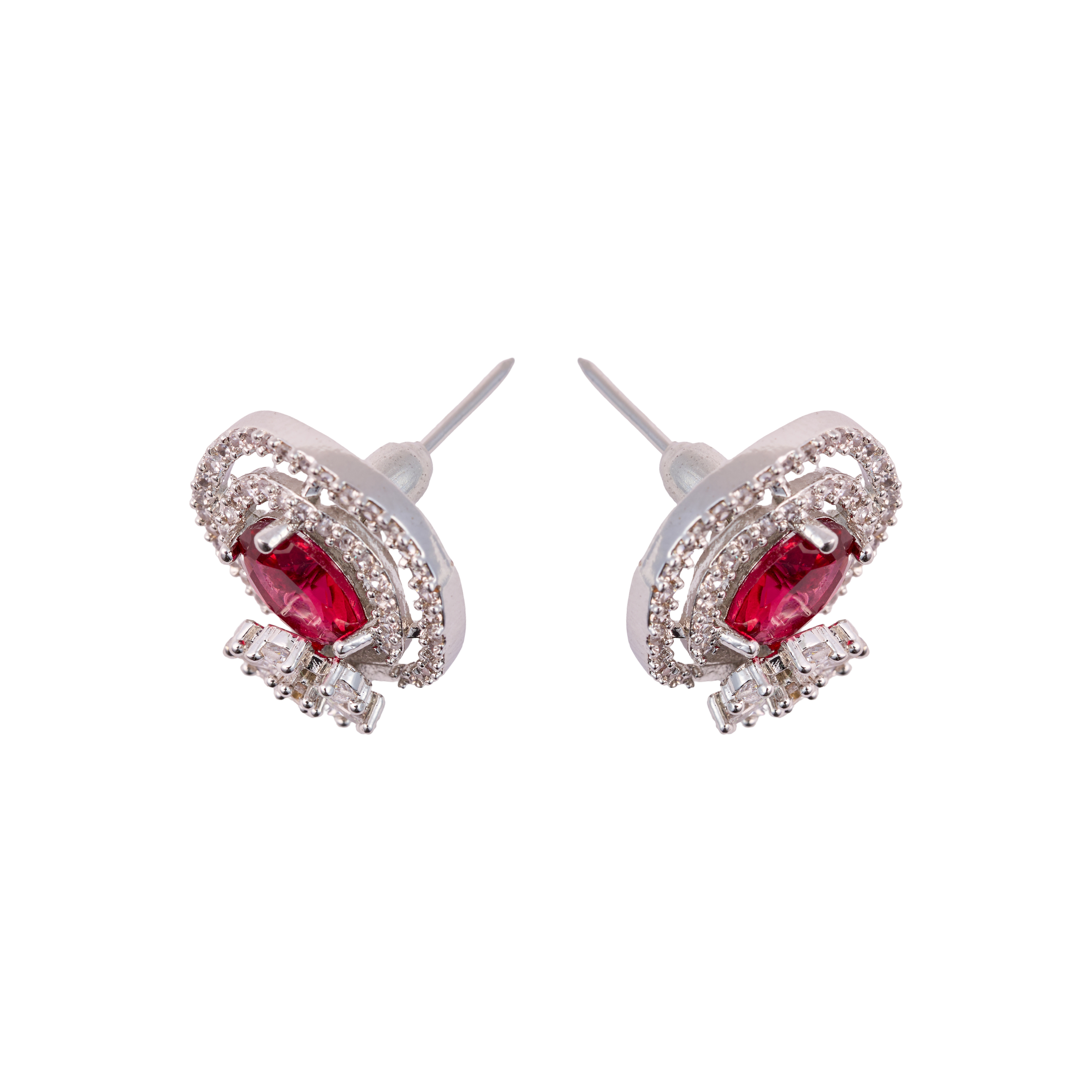 Red Orbit Earrings