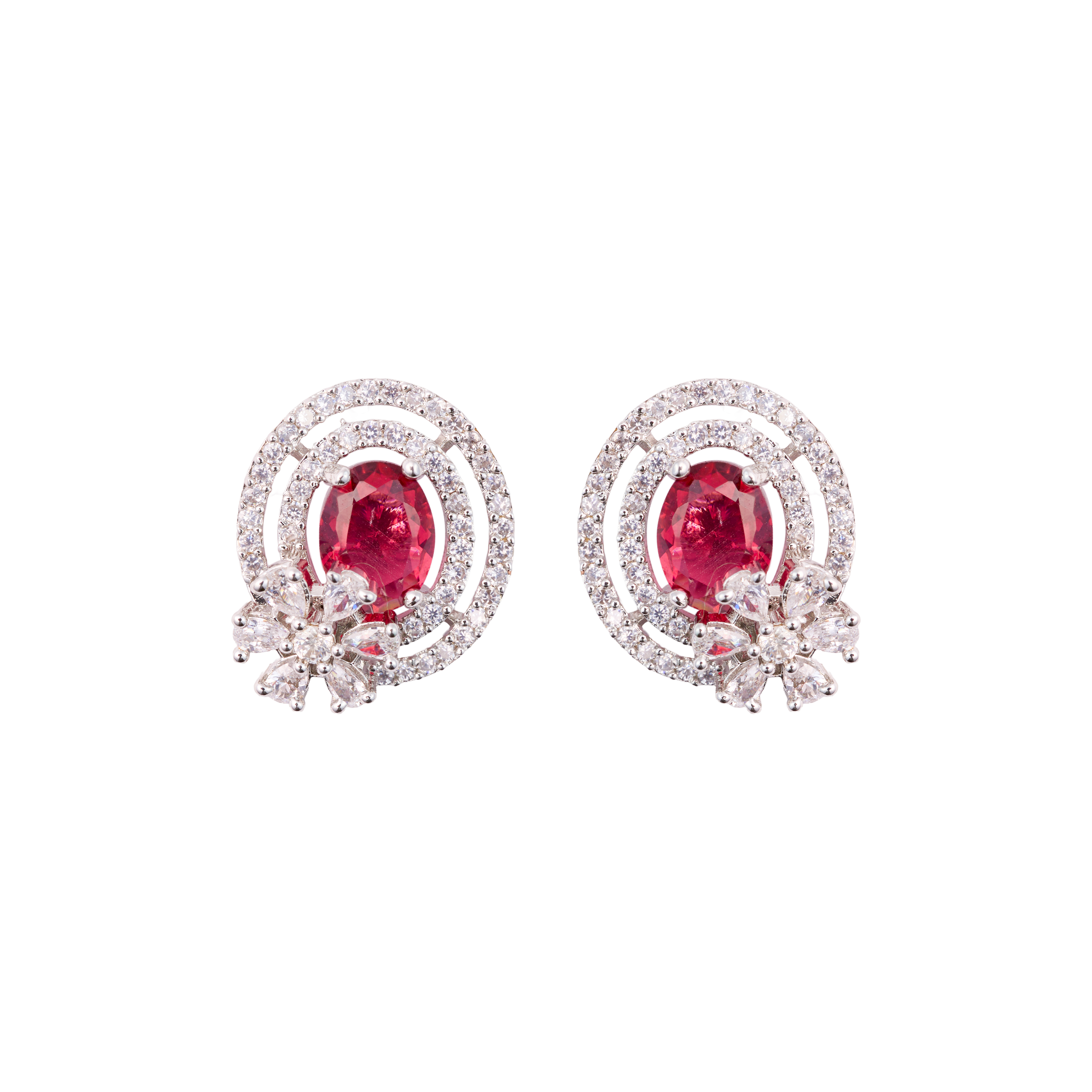 Red Orbit Earrings