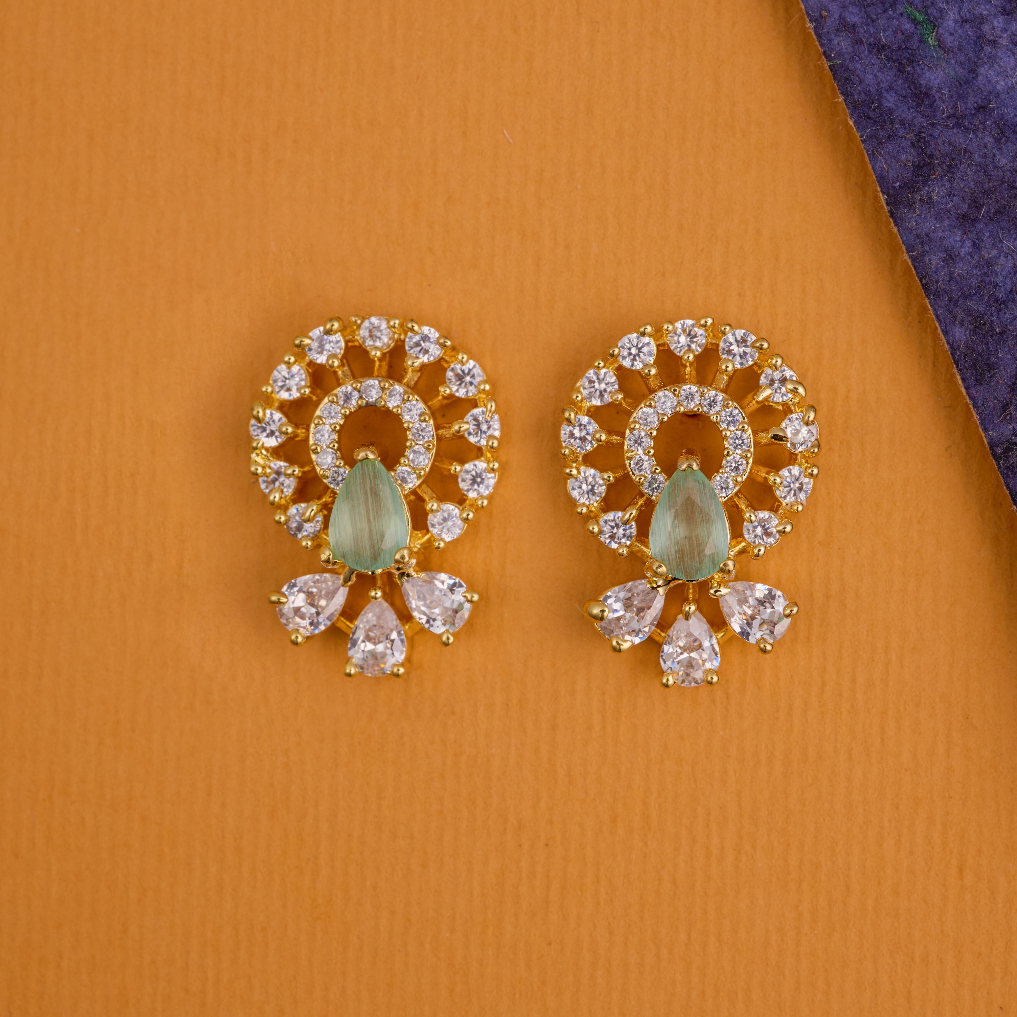 Emerald Sunburst Serenity Earrings