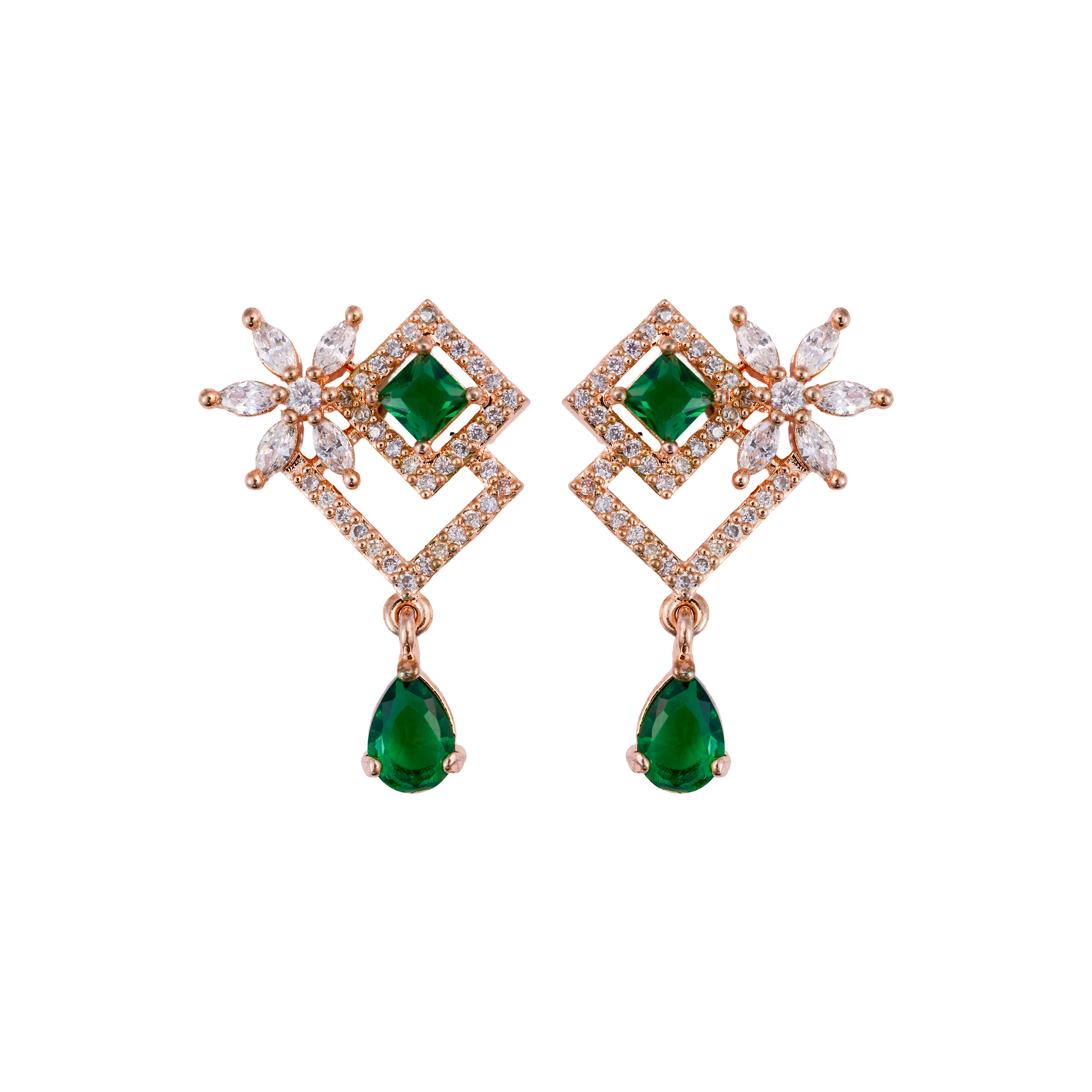 Emerald Twin twinkle Drops