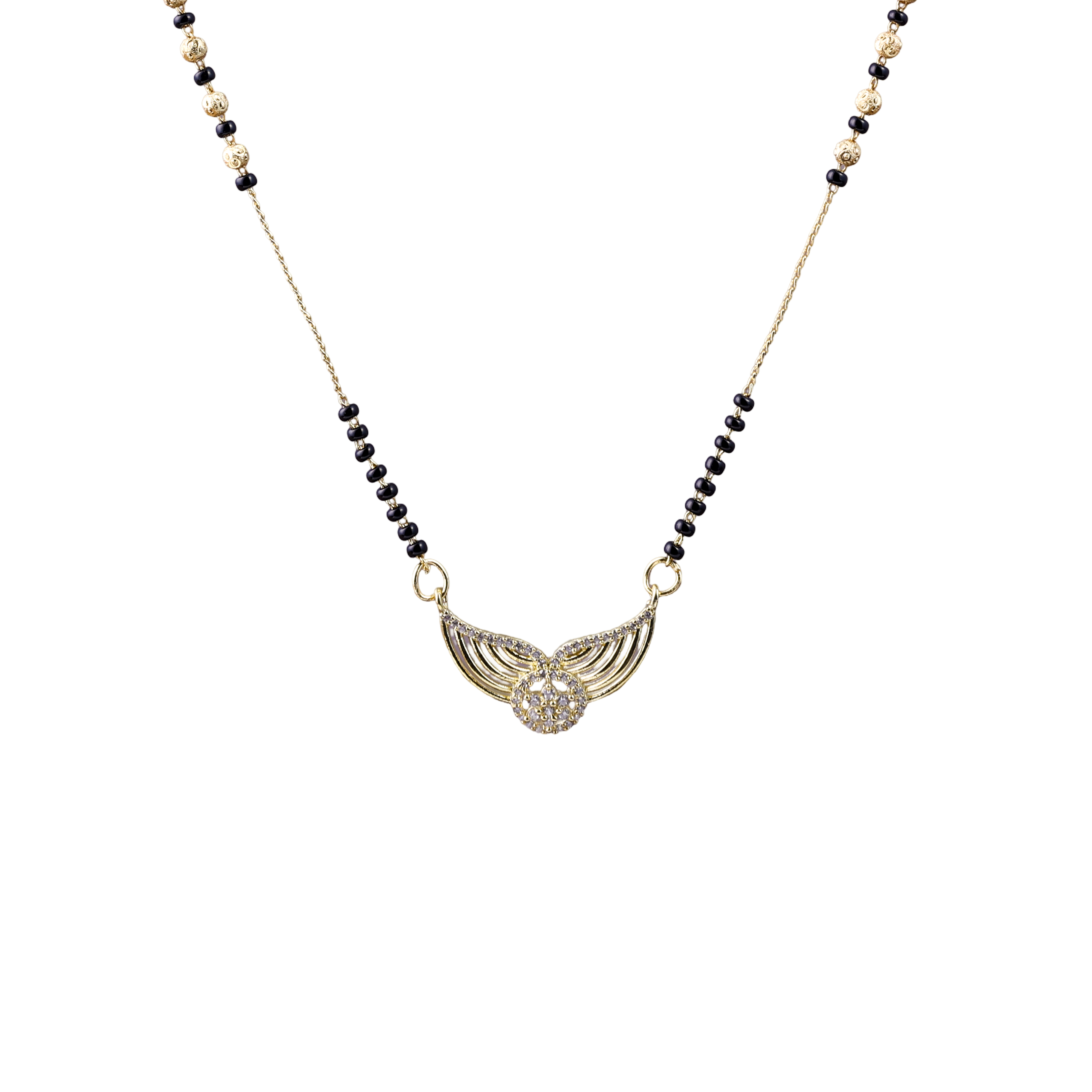 gold wings of love mangalsutra