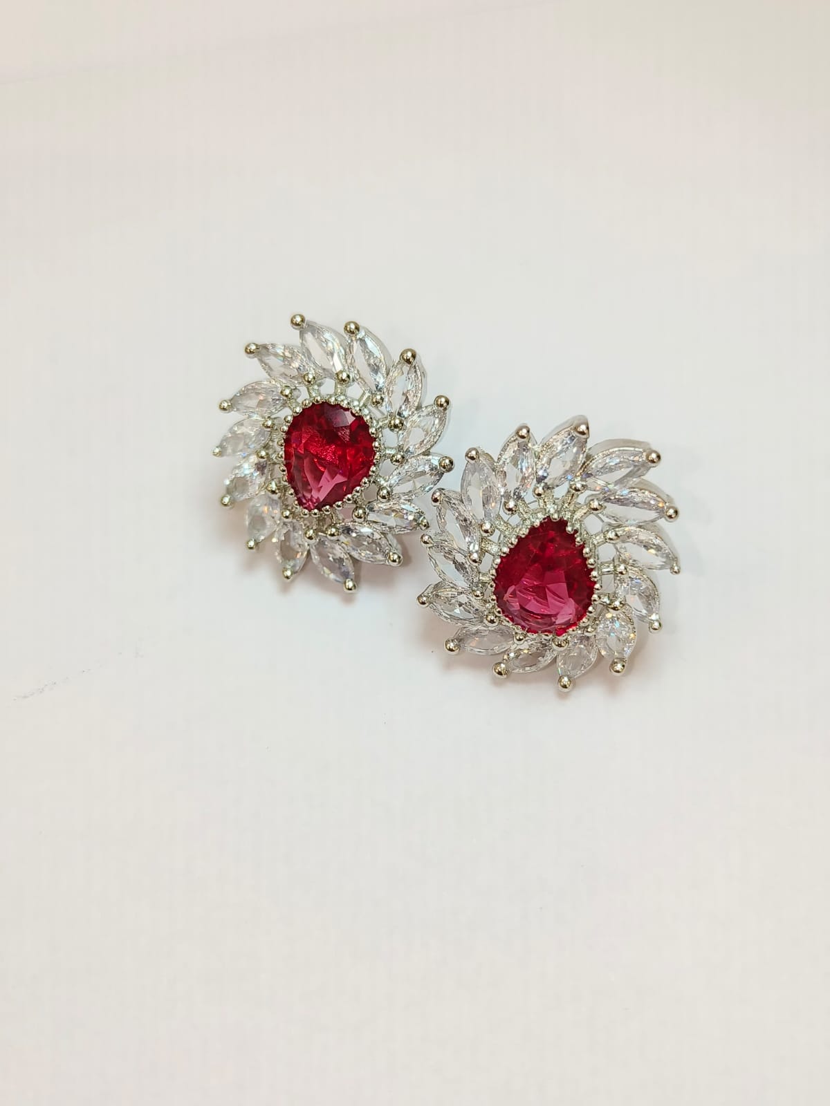 the red pear firecracker earrings